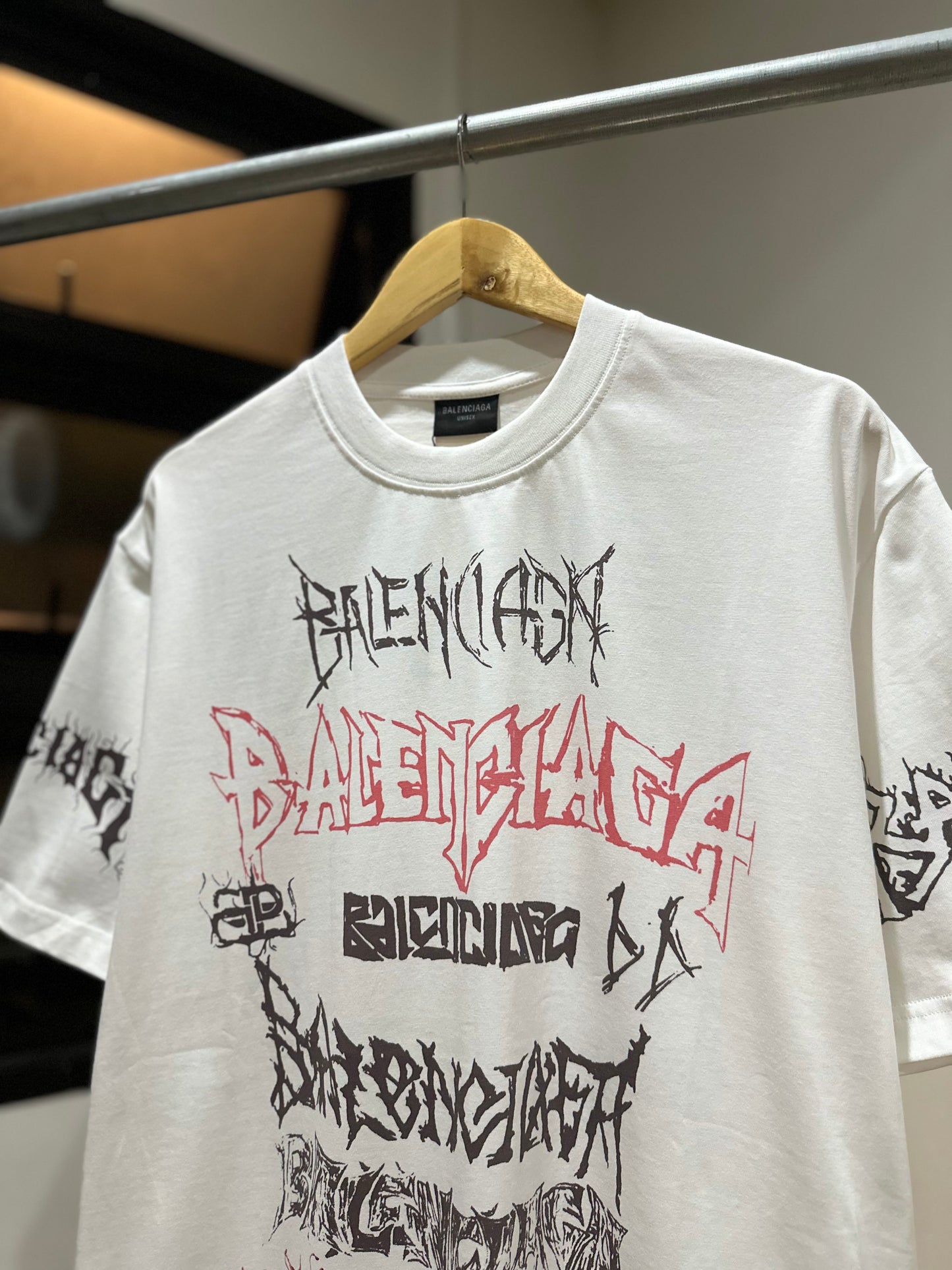 Balenciaga DIY Metal T-Shirt (White)