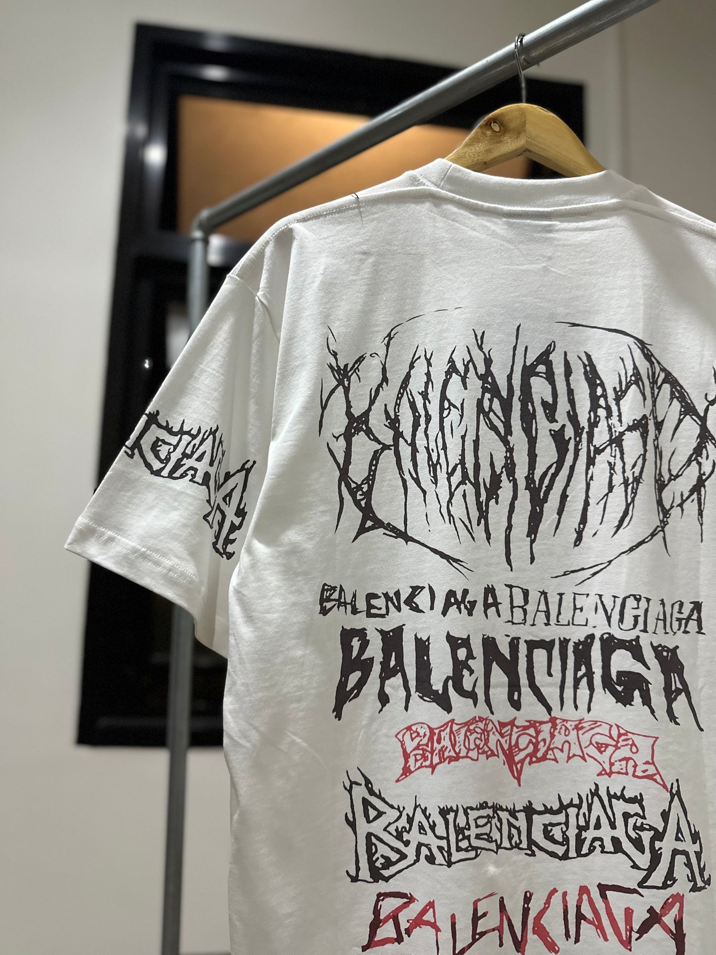 Balenciaga DIY Metal T-Shirt (White)