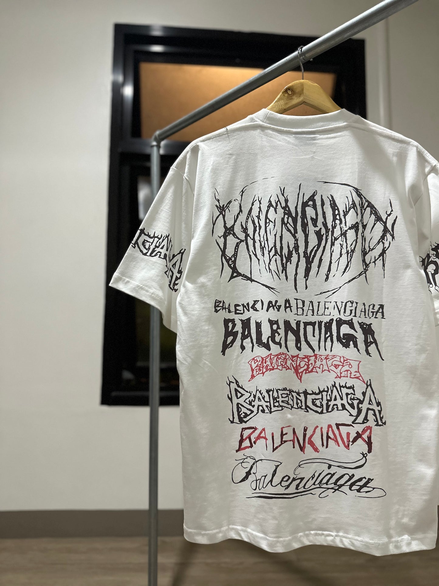 Balenciaga DIY Metal T-Shirt (White)
