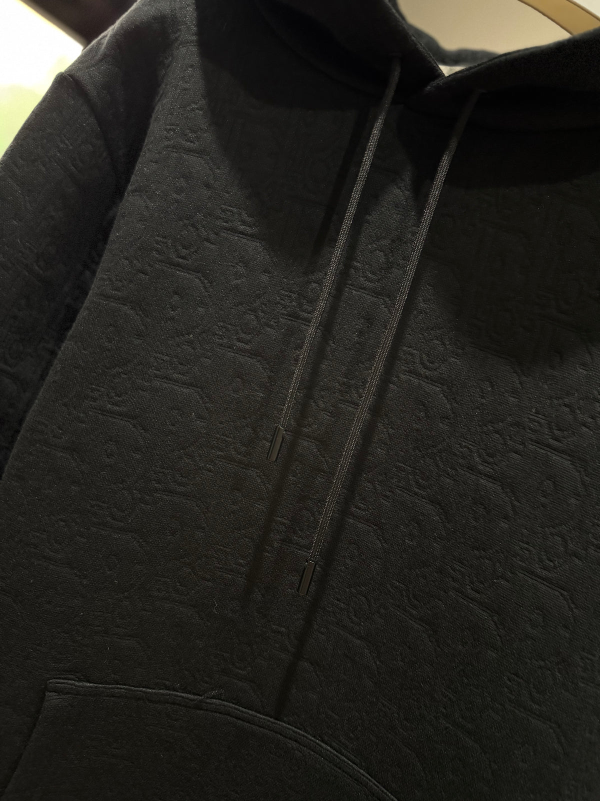 Dior Oblique Cotton Hoodie (Black)