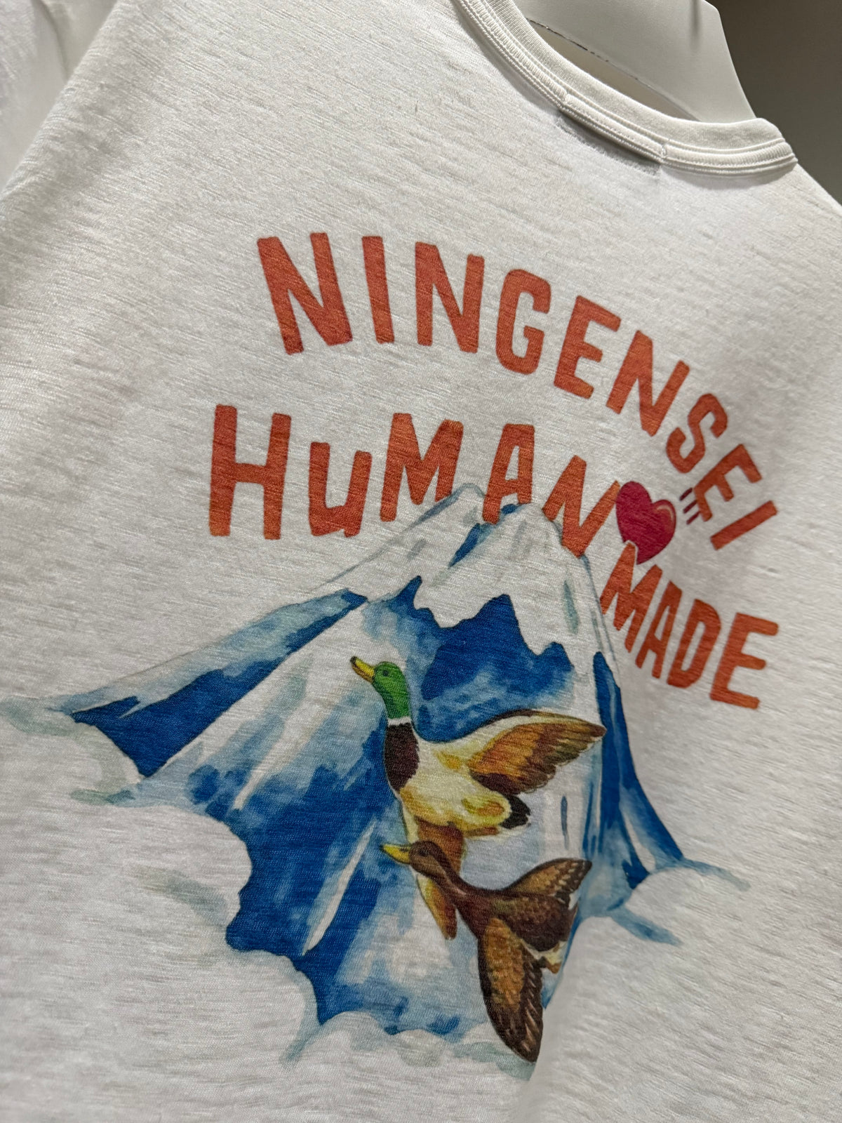 Human Made Ningensei Aizome Tee II (White)