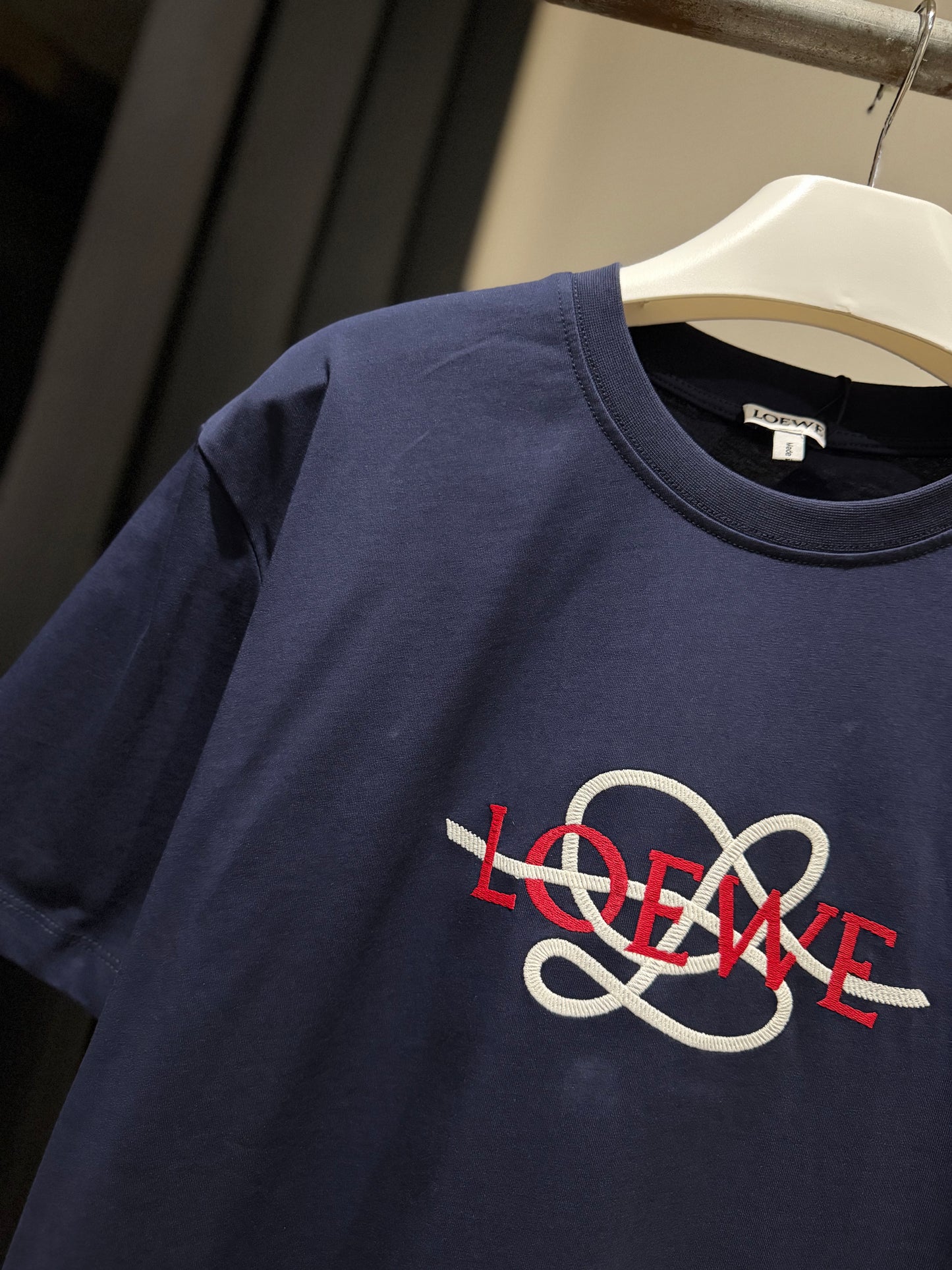 Loewe Anagram Logo T-Shirt (Navy)