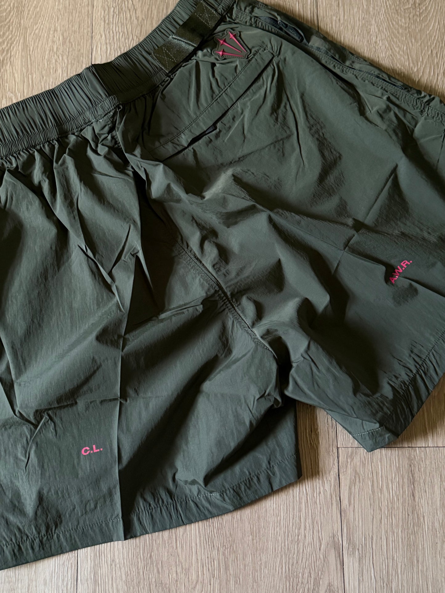 Nike NOCTA Cardinal Nylon Shorts (Olive)