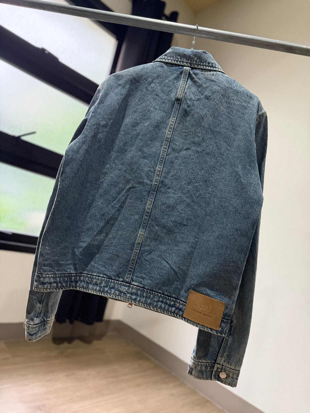 AMI de Coeur Zipped Denim Jacket