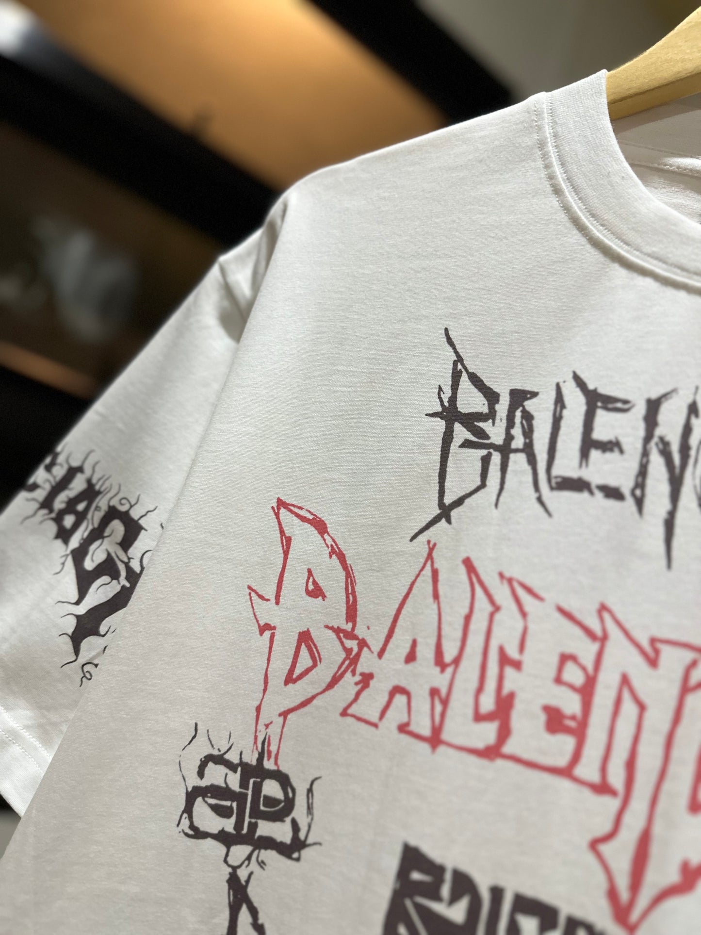 Balenciaga DIY Metal T-Shirt (White)