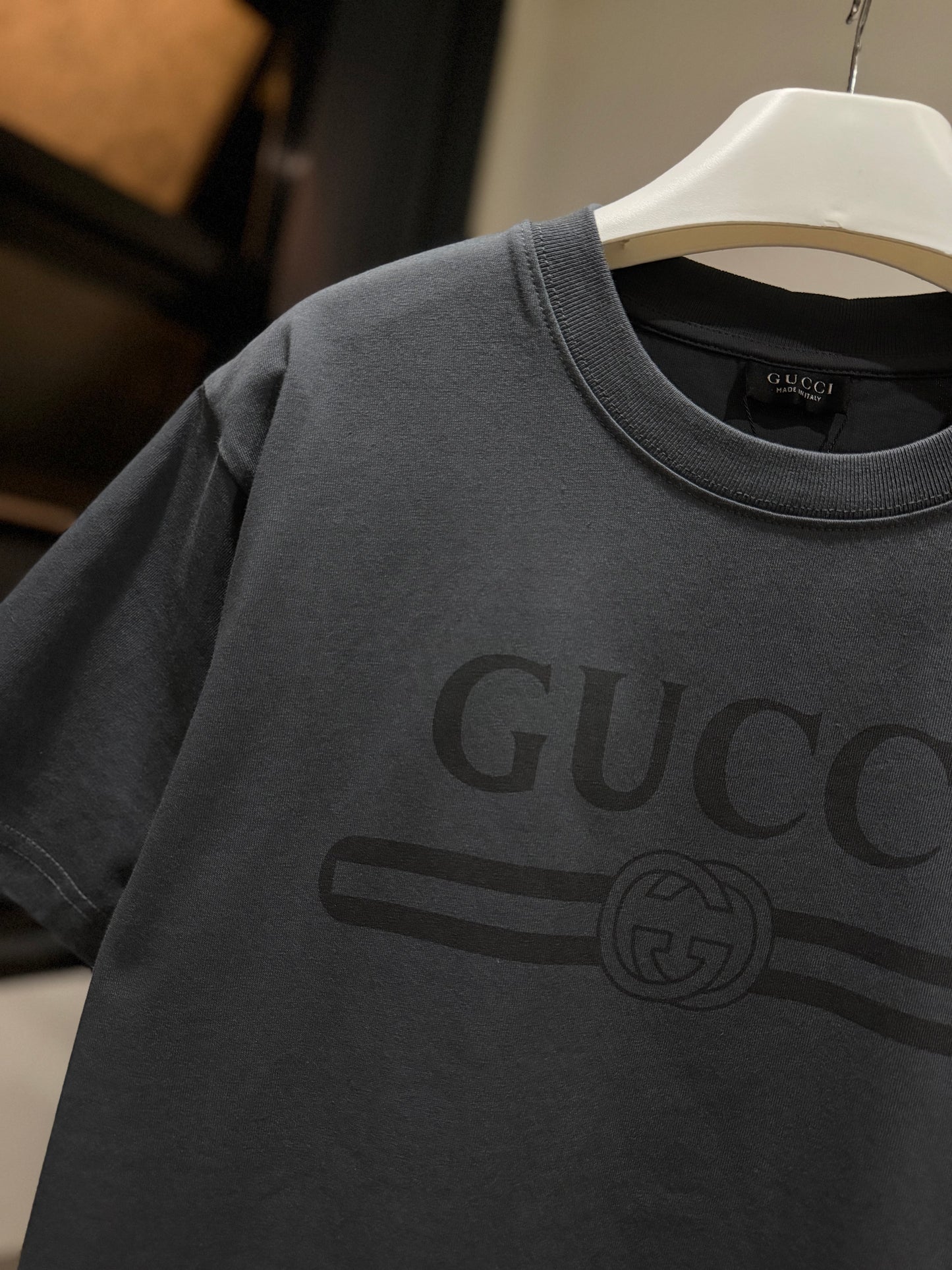 Gucci Interlocking G T-Shirt (Gray)
