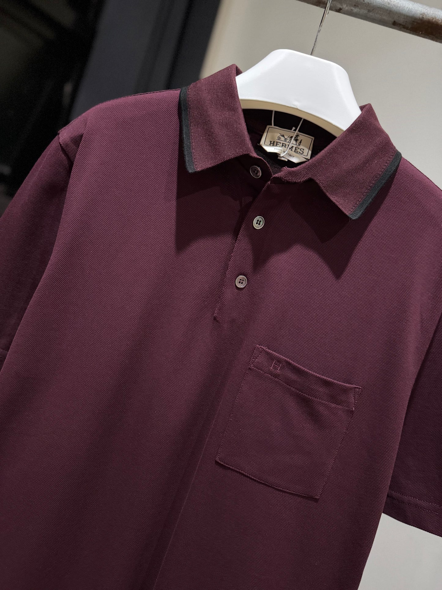 Hermes Polo Shirt (Bourgogne)