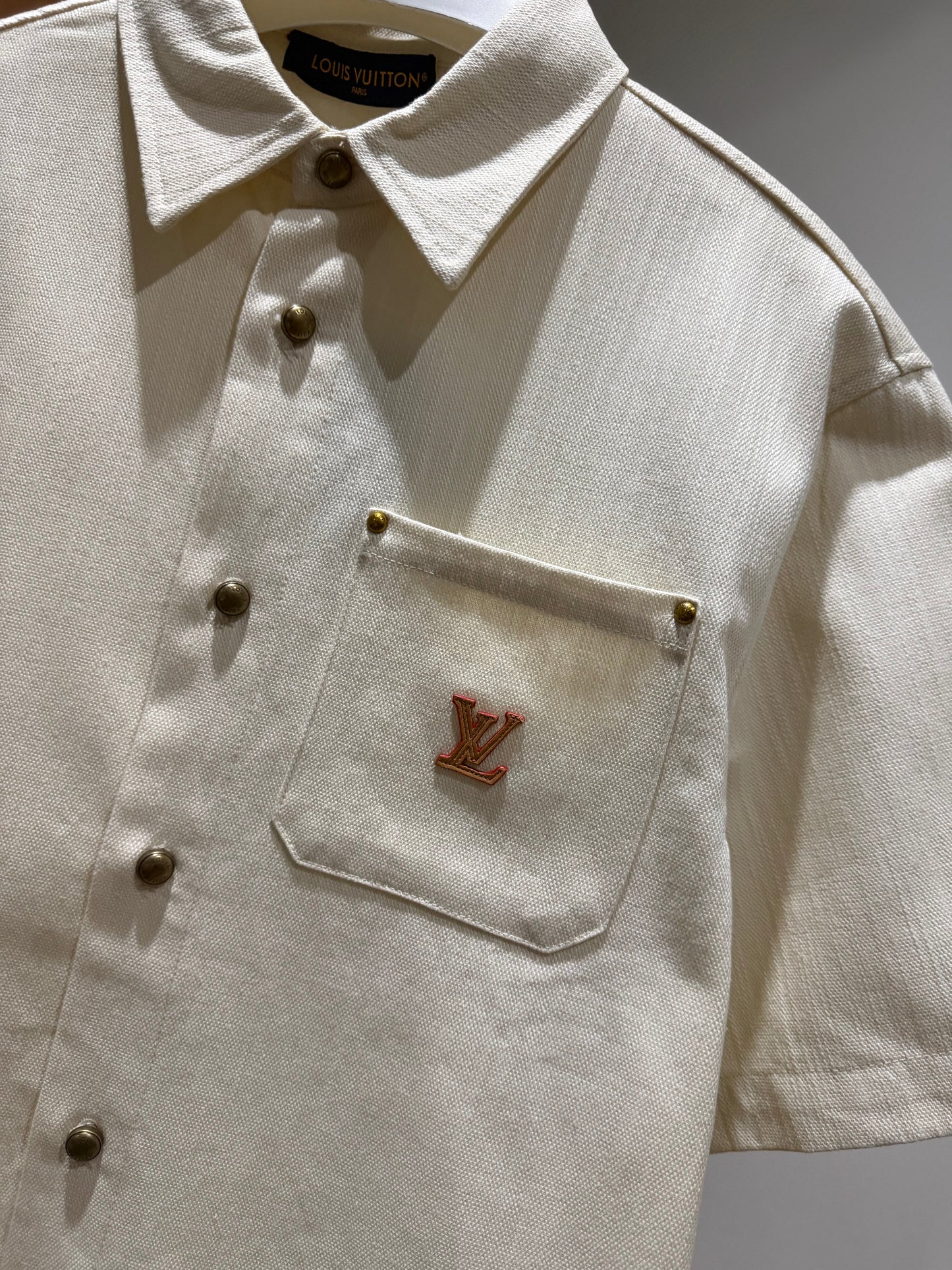Louis Vuitton Short Sleeved Cotton Shirt