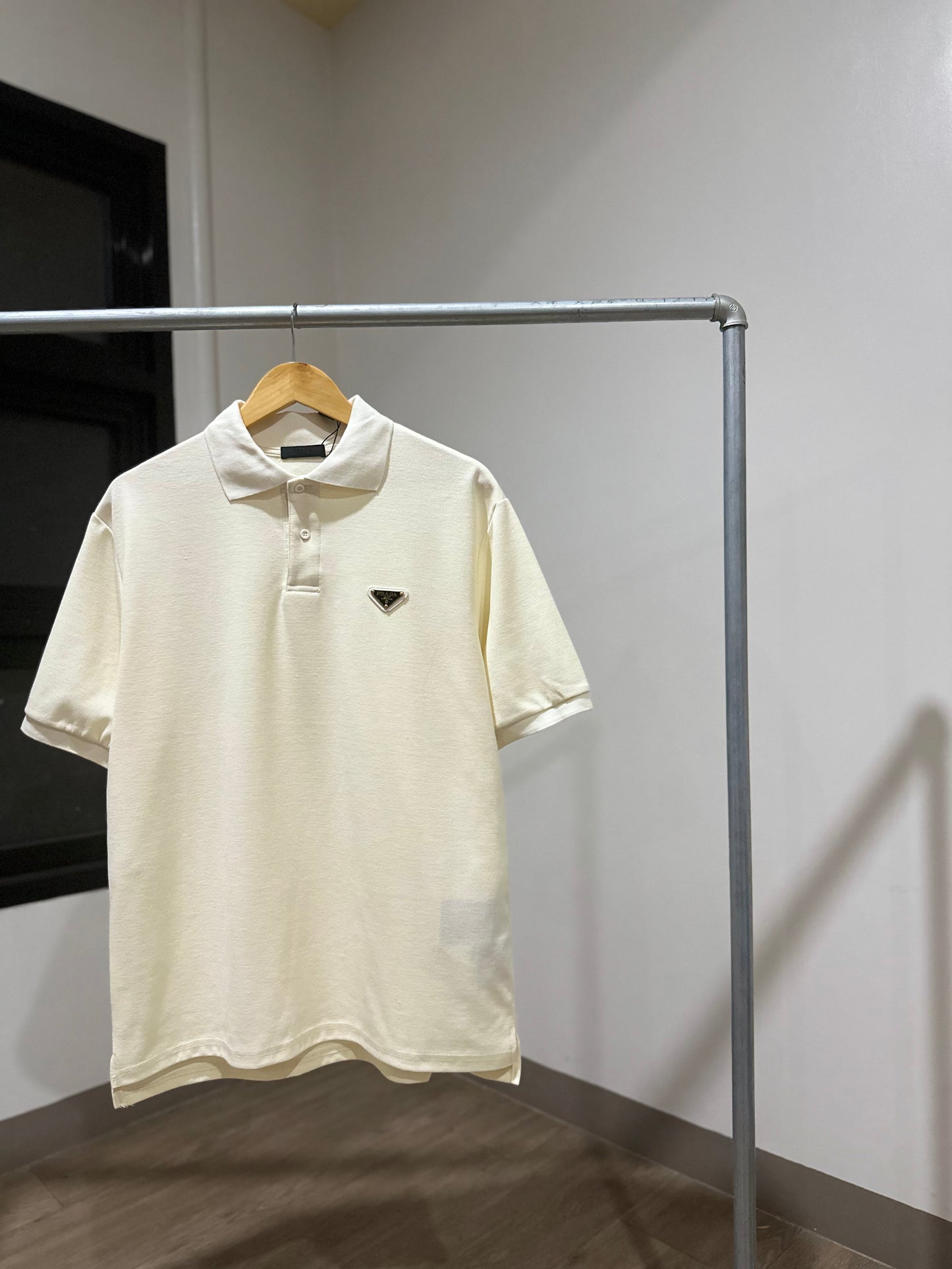 Prada Polo Shirt (Waffle/Cream)
