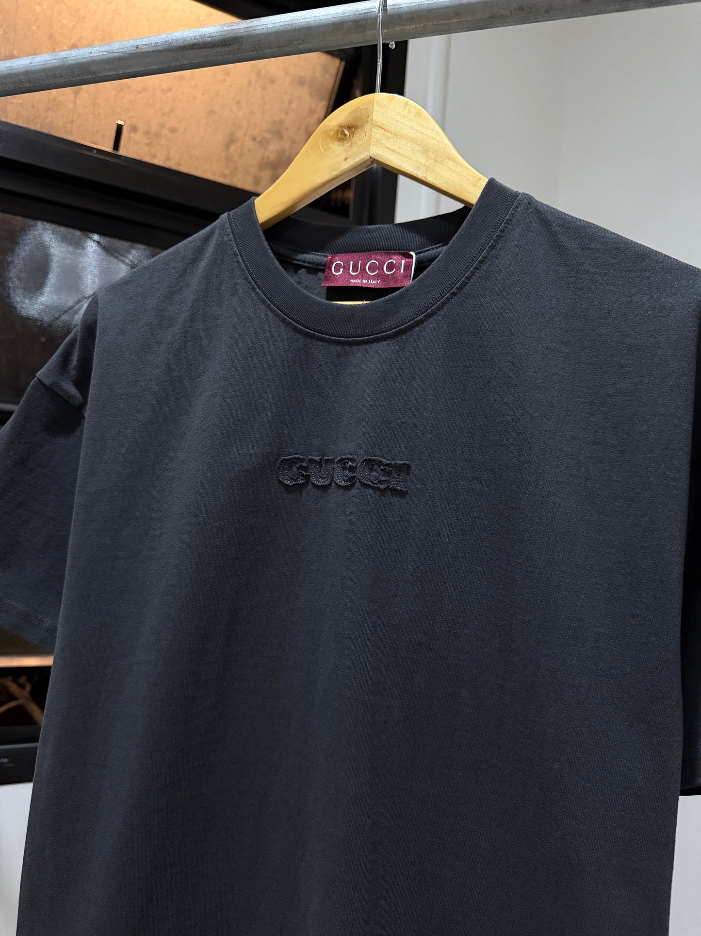 Gucci Cotton T-Shirt (Grayish Black)