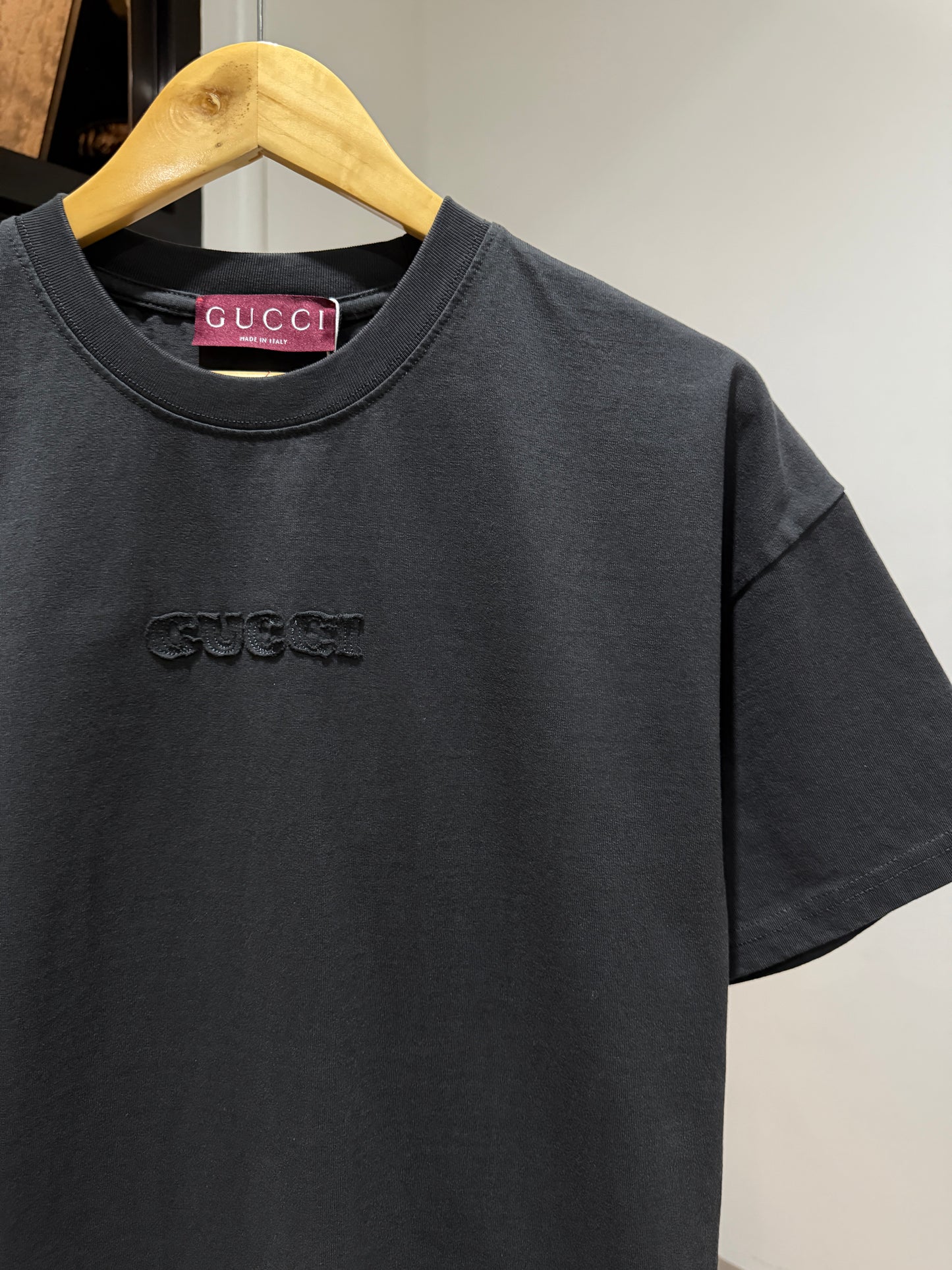 Gucci Cotton T-Shirt (Grayish Black)