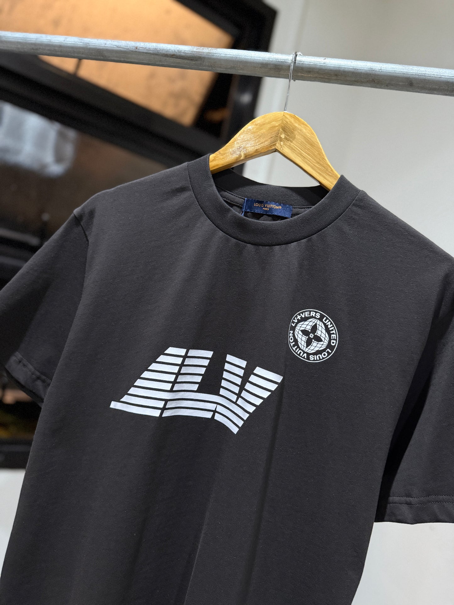 Louis Vuitton Washed Printed Cotton T-Shirt