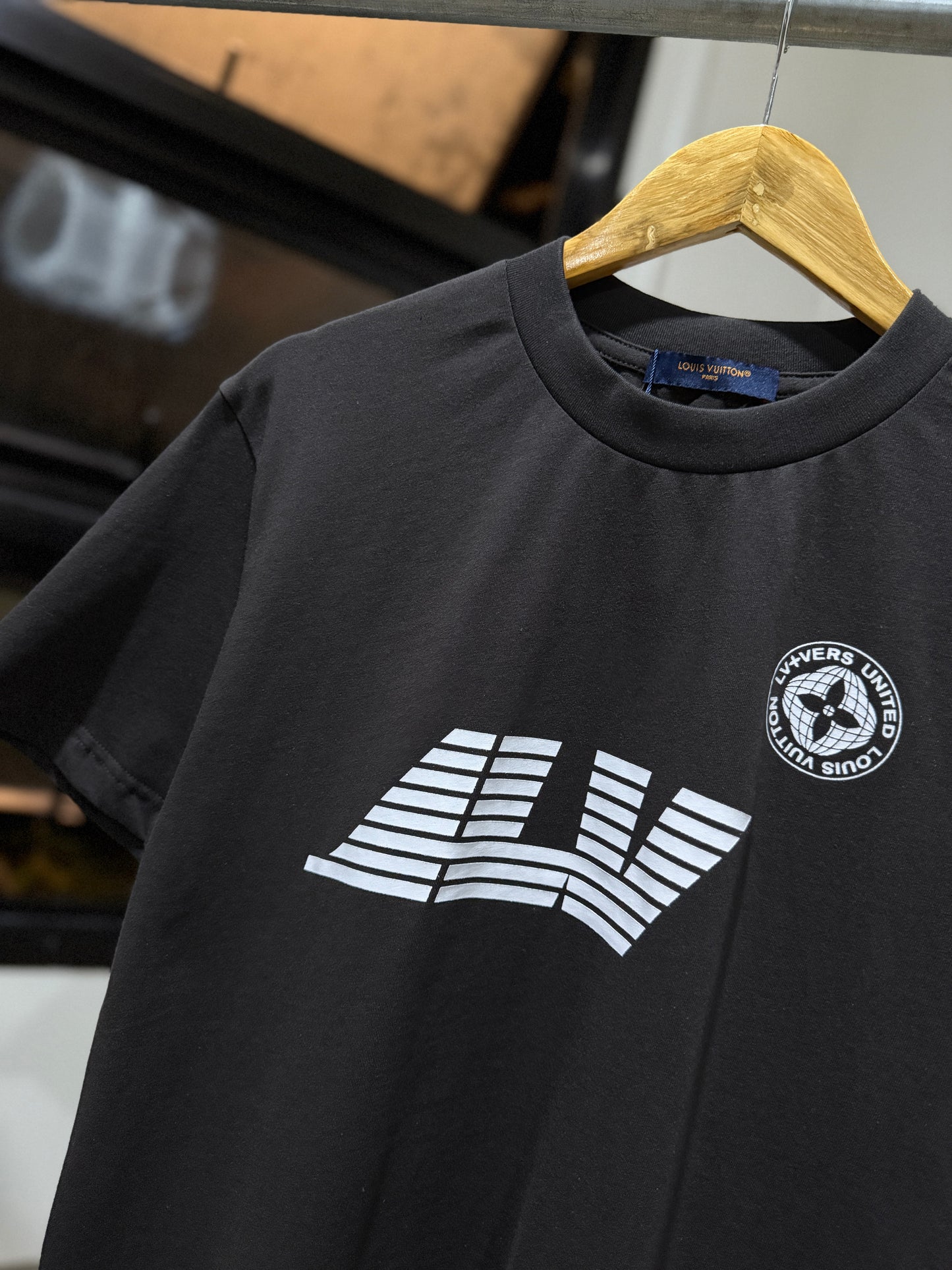 Louis Vuitton Washed Printed Cotton T-Shirt