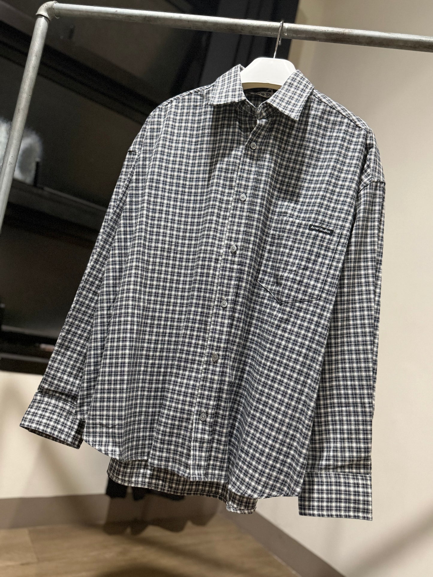 Acne Studios Oversized Check Shirt