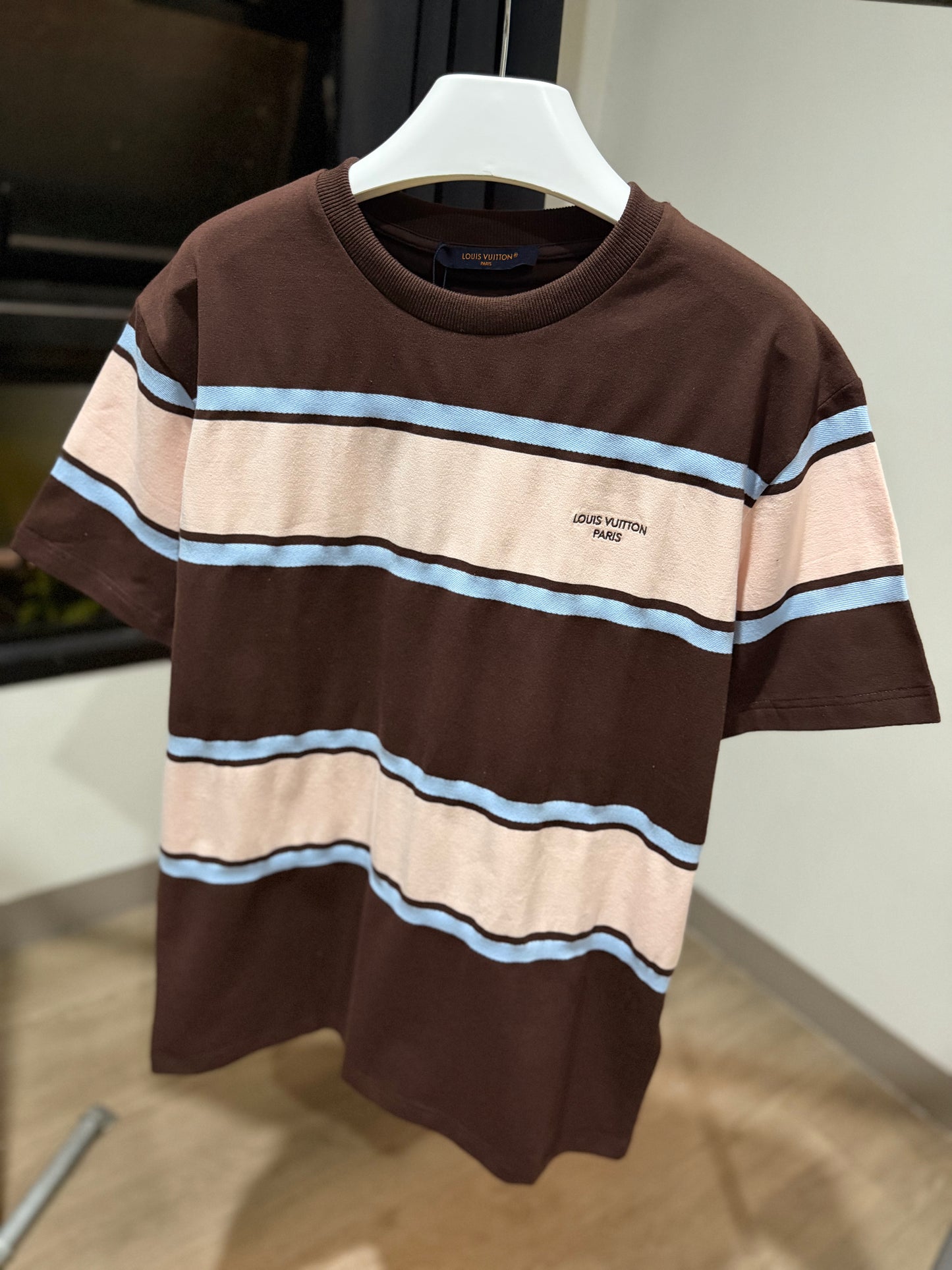 Louis Vuitton Striped Short-Sleeved T-Shirt