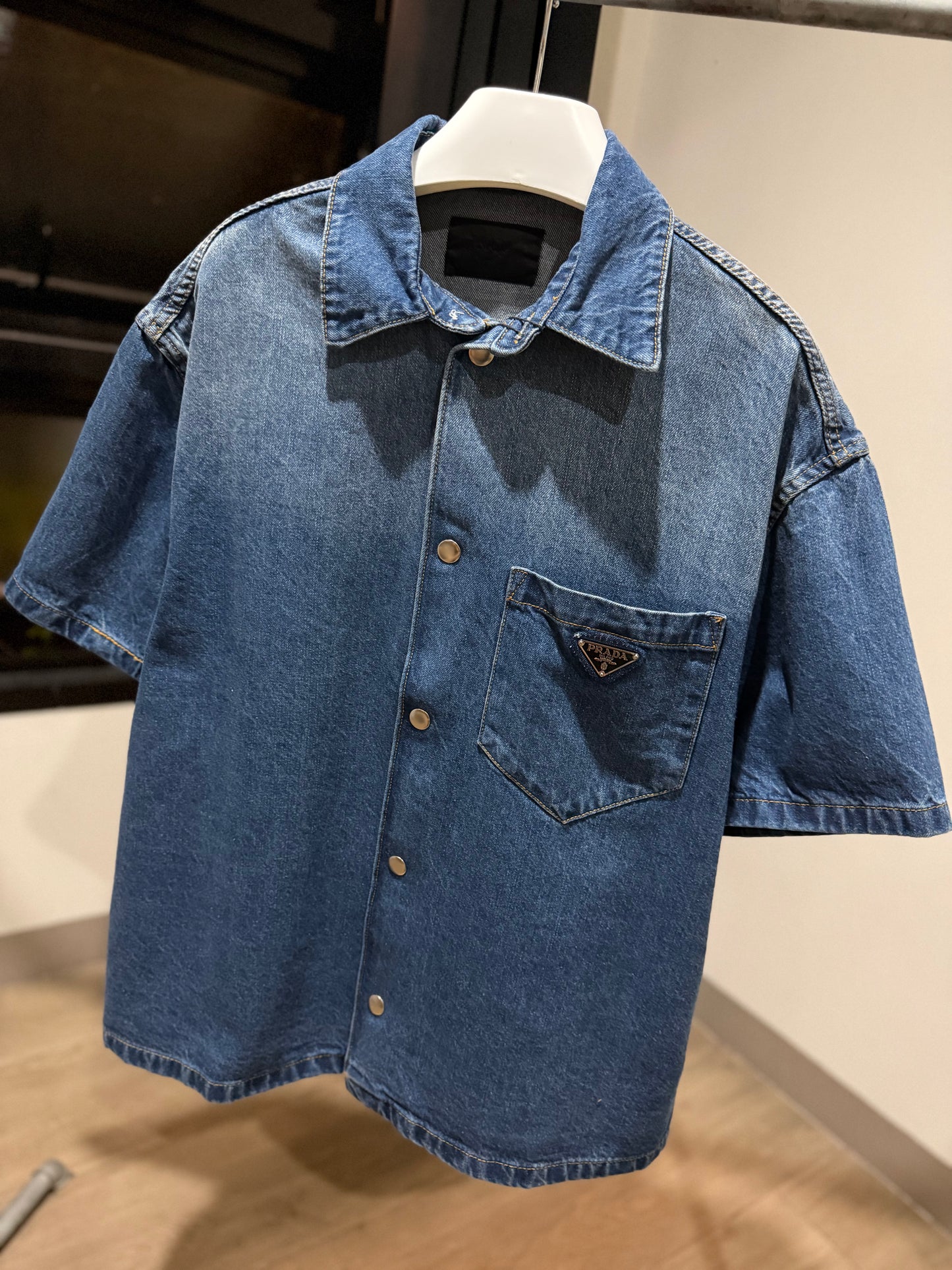 Prada Denim Shirt (Black)