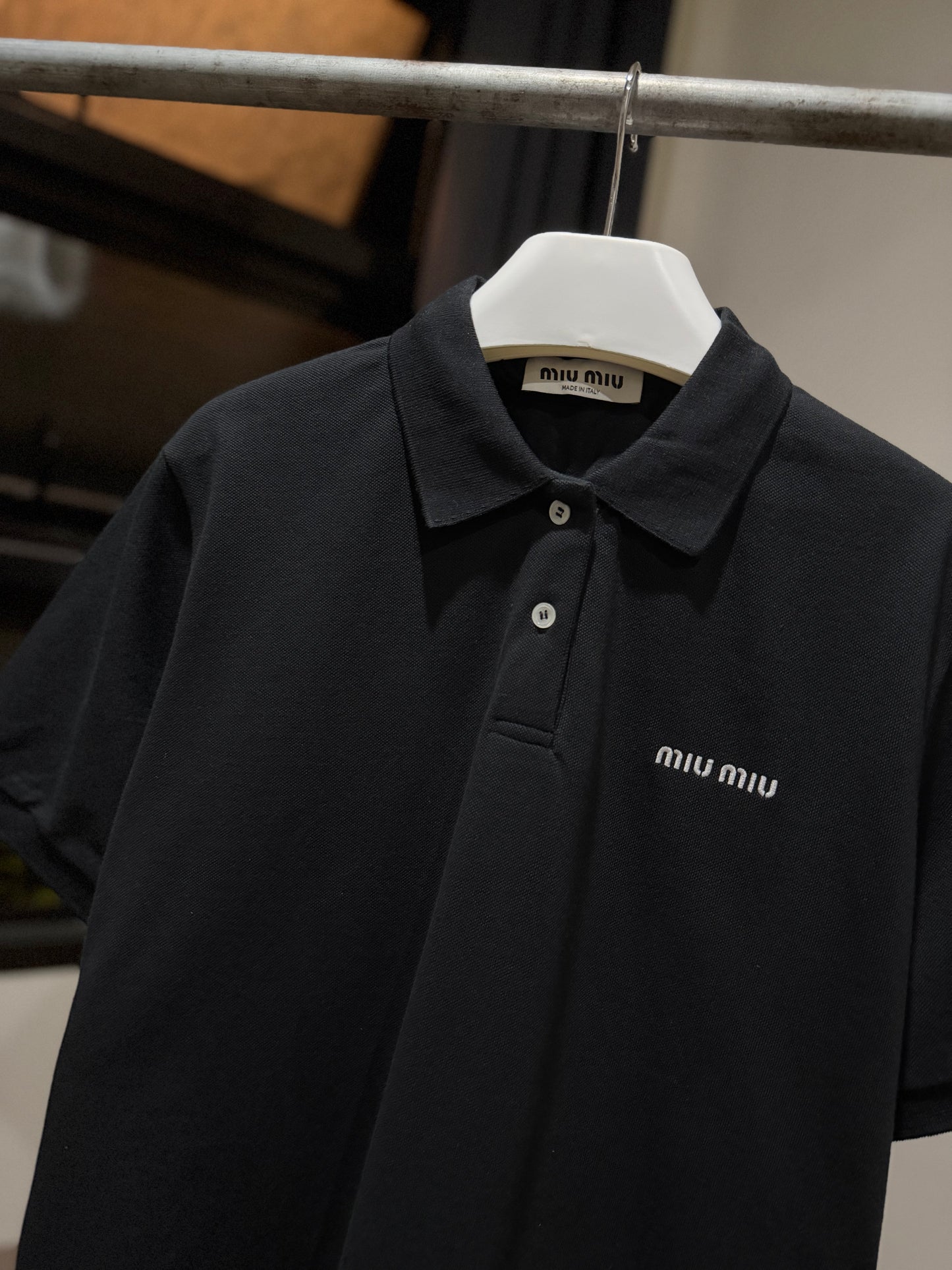 MiuMiu Polo Shirt (Black)