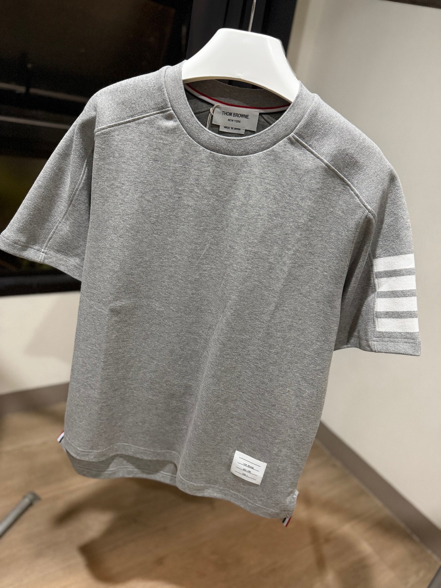 Thom Browne 4-Bar Crewneck (Gray)