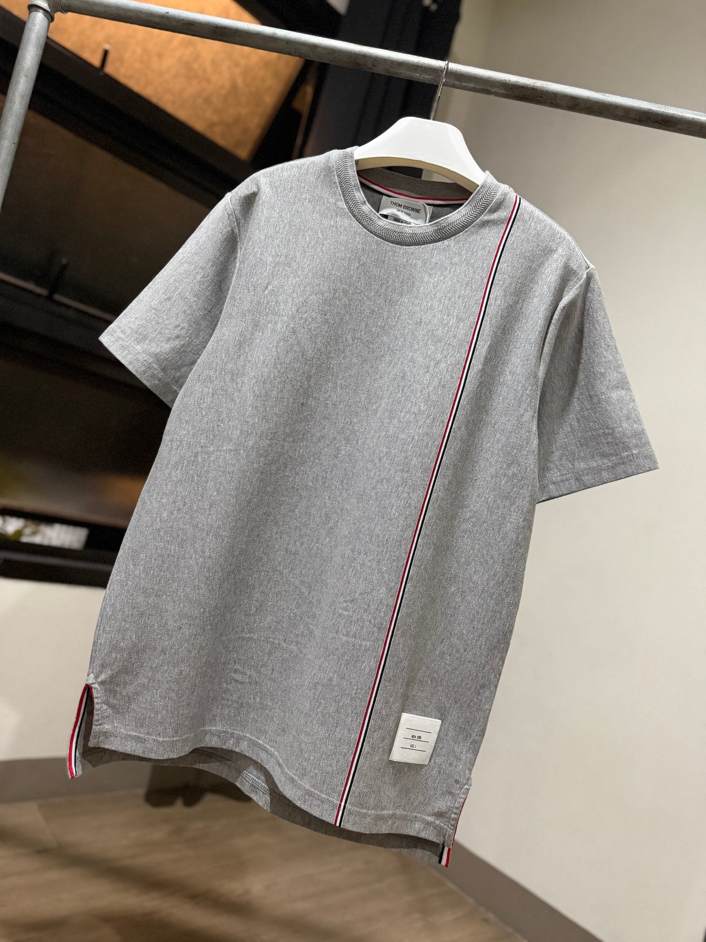 Thom Browne RWB T-Shirt (Gray)
