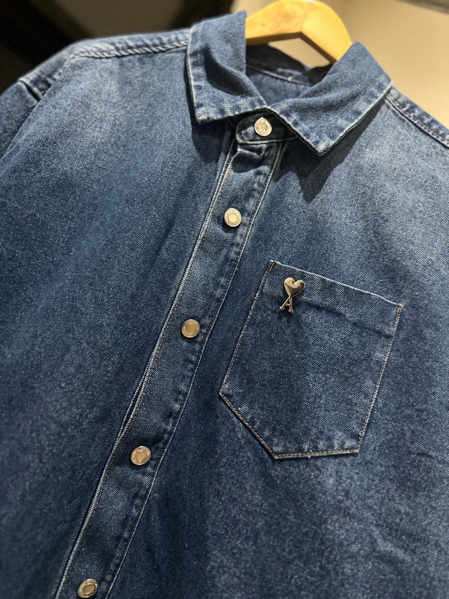 AMI de Coeur Overshirt (Denim Blue)