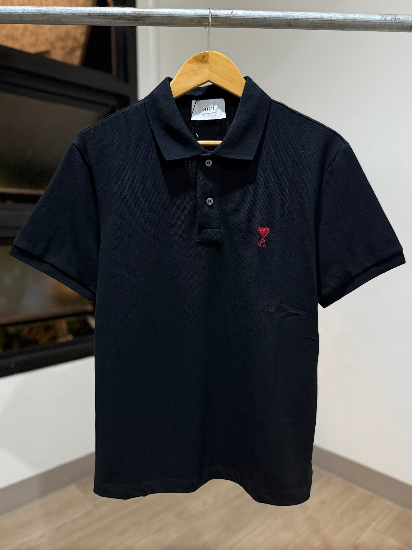AMI de Coeur Polo Shirt (Black)