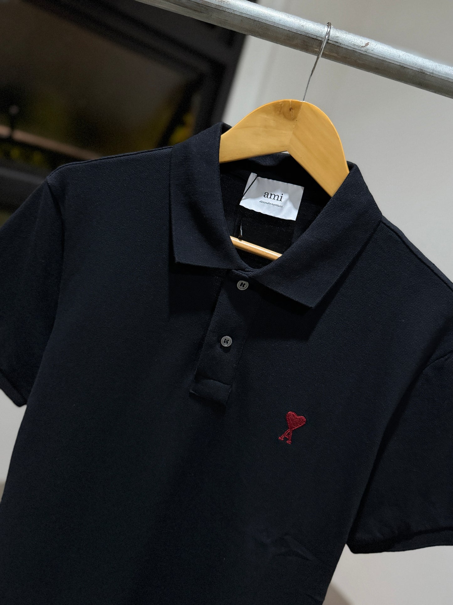 AMI de Coeur Polo Shirt (Black)