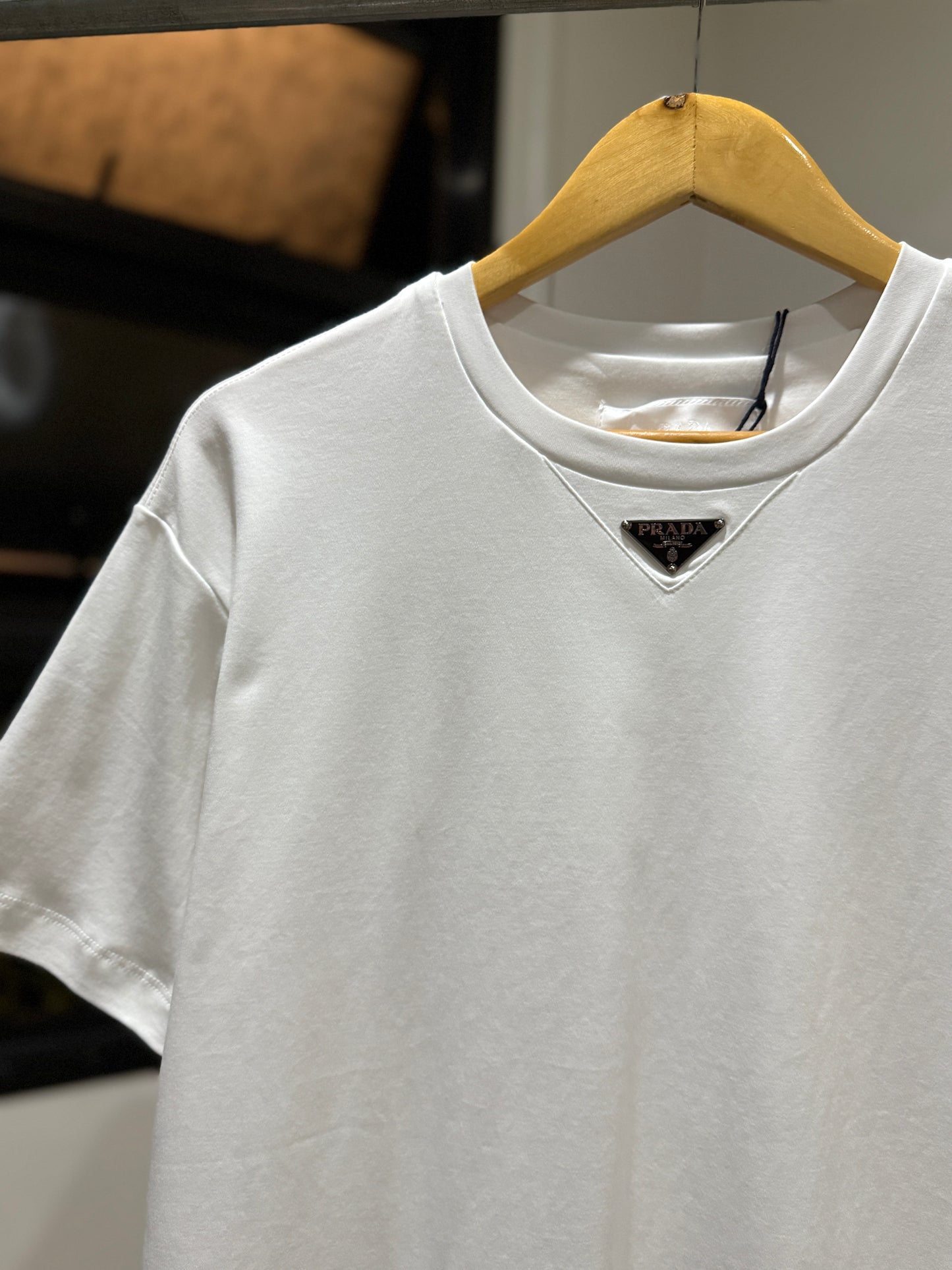 Prada Cotton T-Shirt (White)