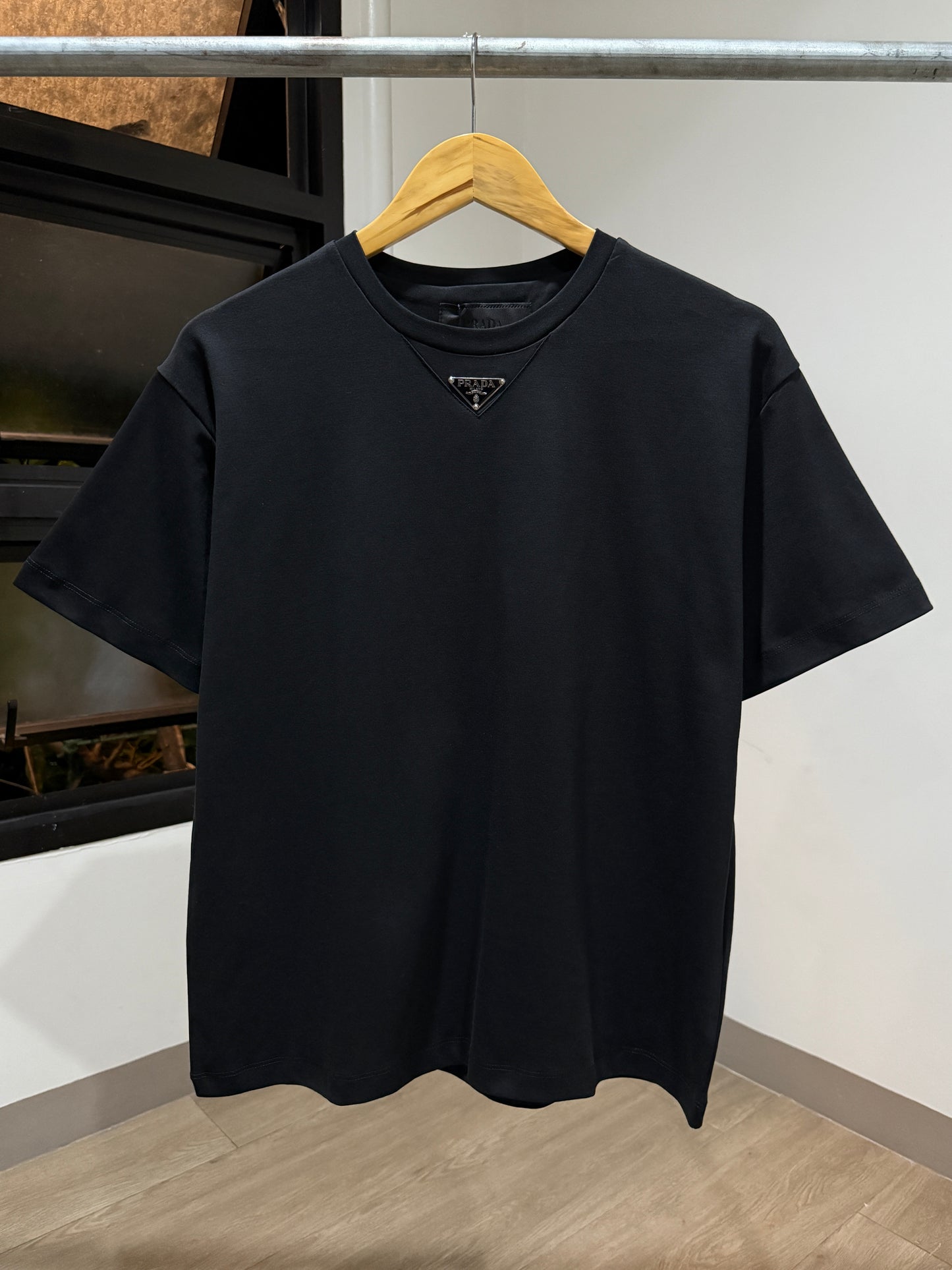 Prada Cotton T-Shirt (Mid/Black)