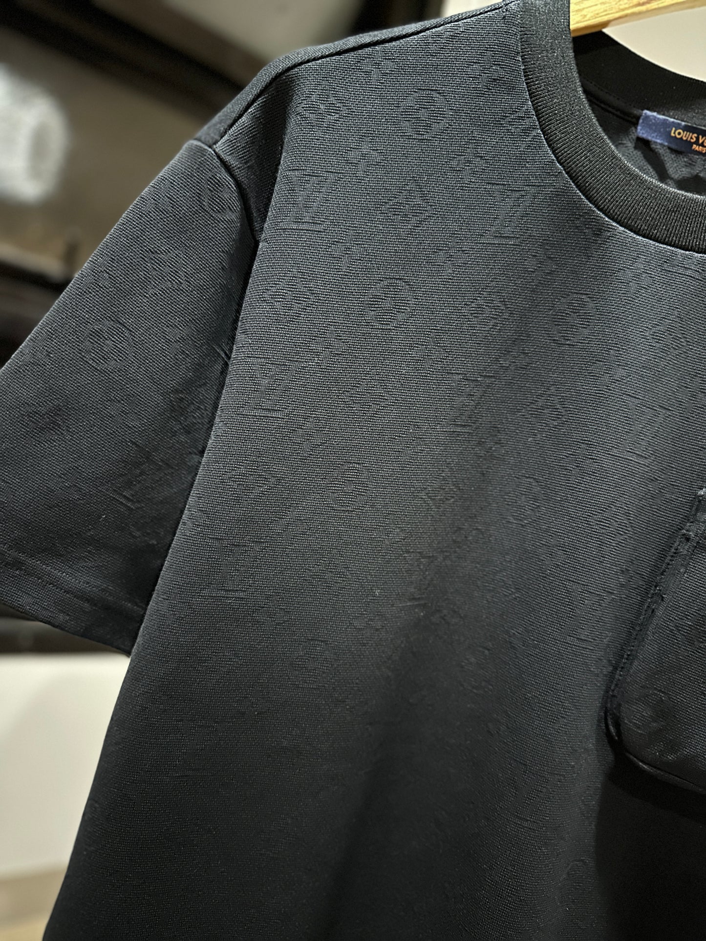 Louis Vuitton 3D Pocket Monogram T-Shirt (Black)