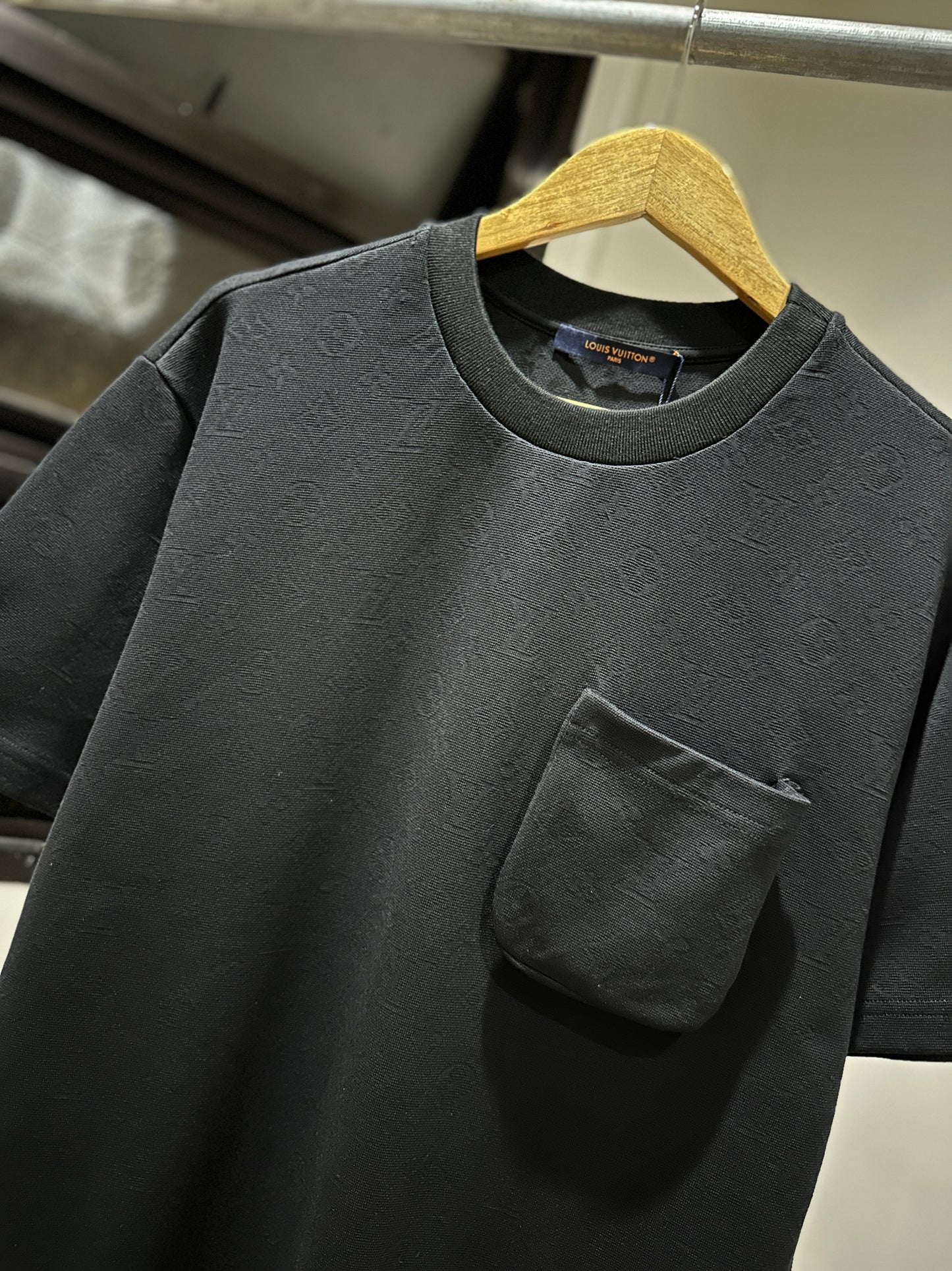 Louis Vuitton 3D Pocket Monogram T-Shirt (Black)