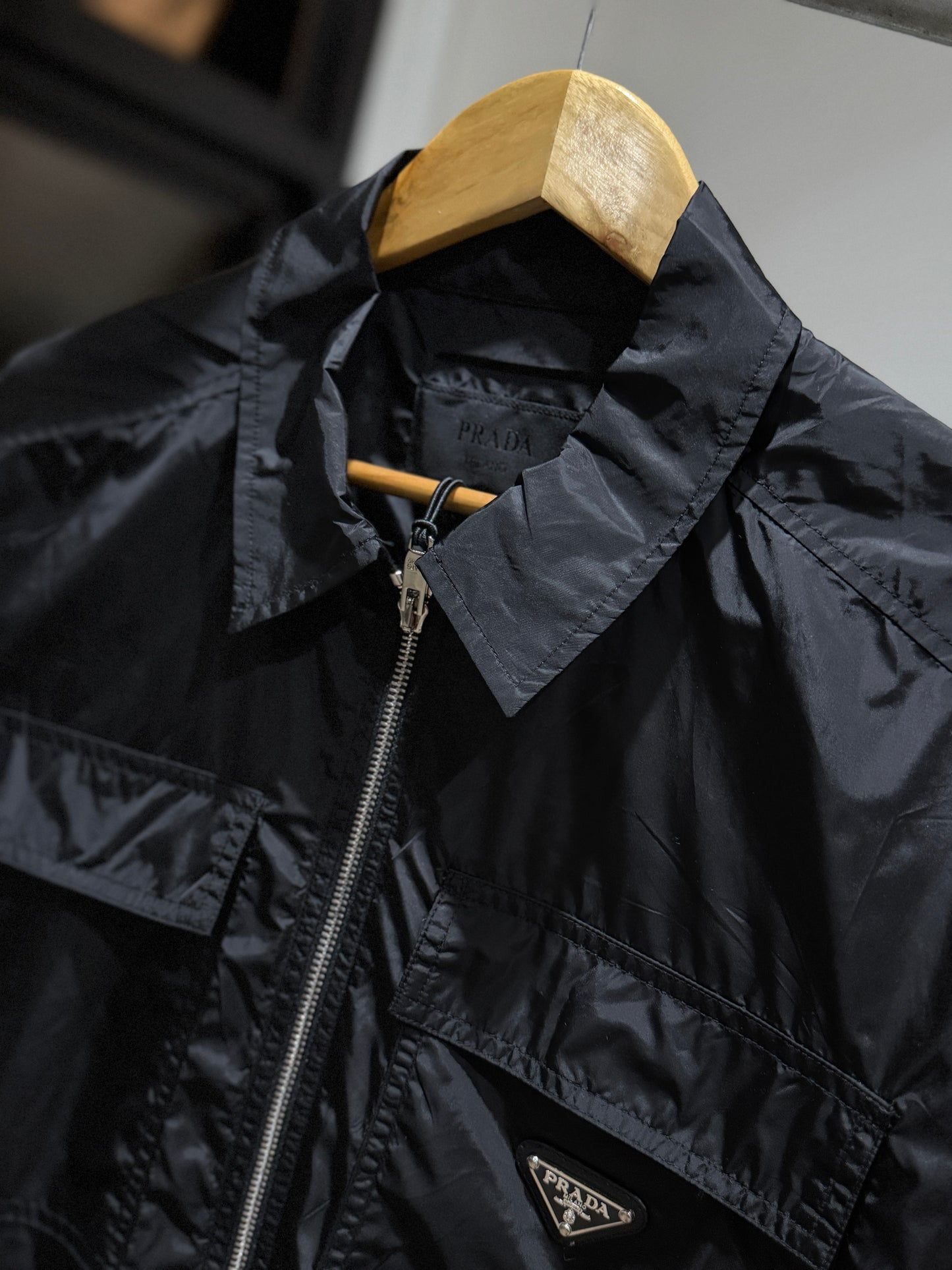 Prada Short-Sleeve Light Re-Nylon Shirt