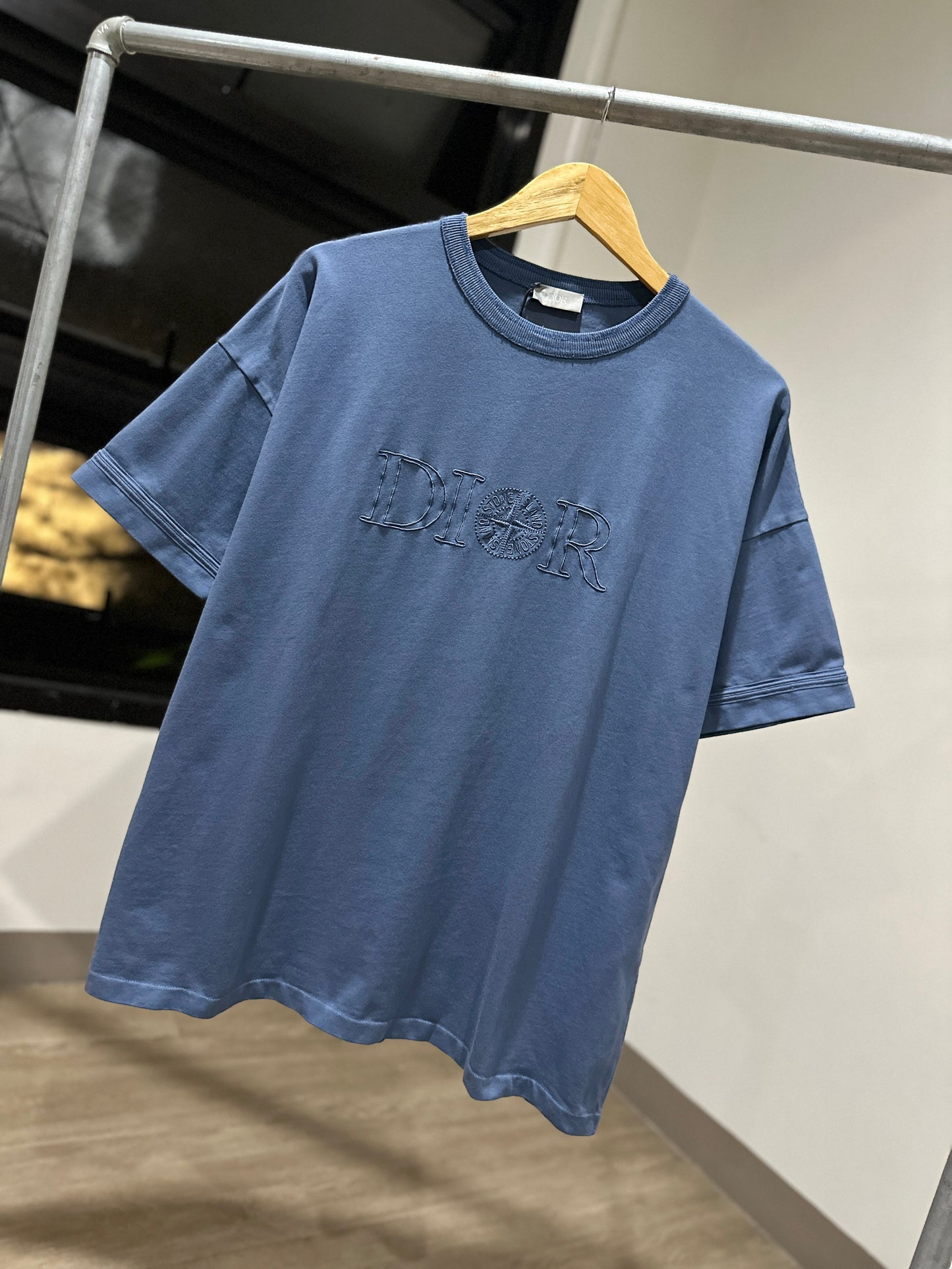 Dior | Stone Island T-Shirt (Blue)