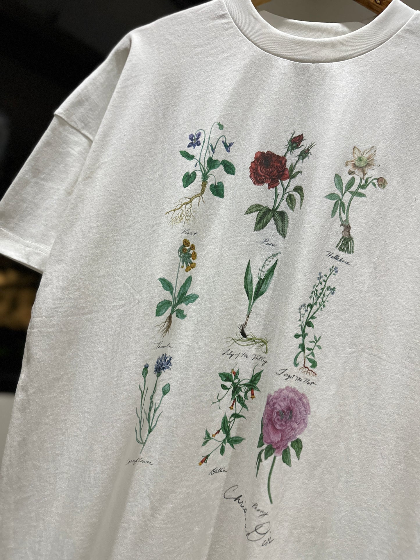 Dior White Slub Cotton Jersey T-Shirt