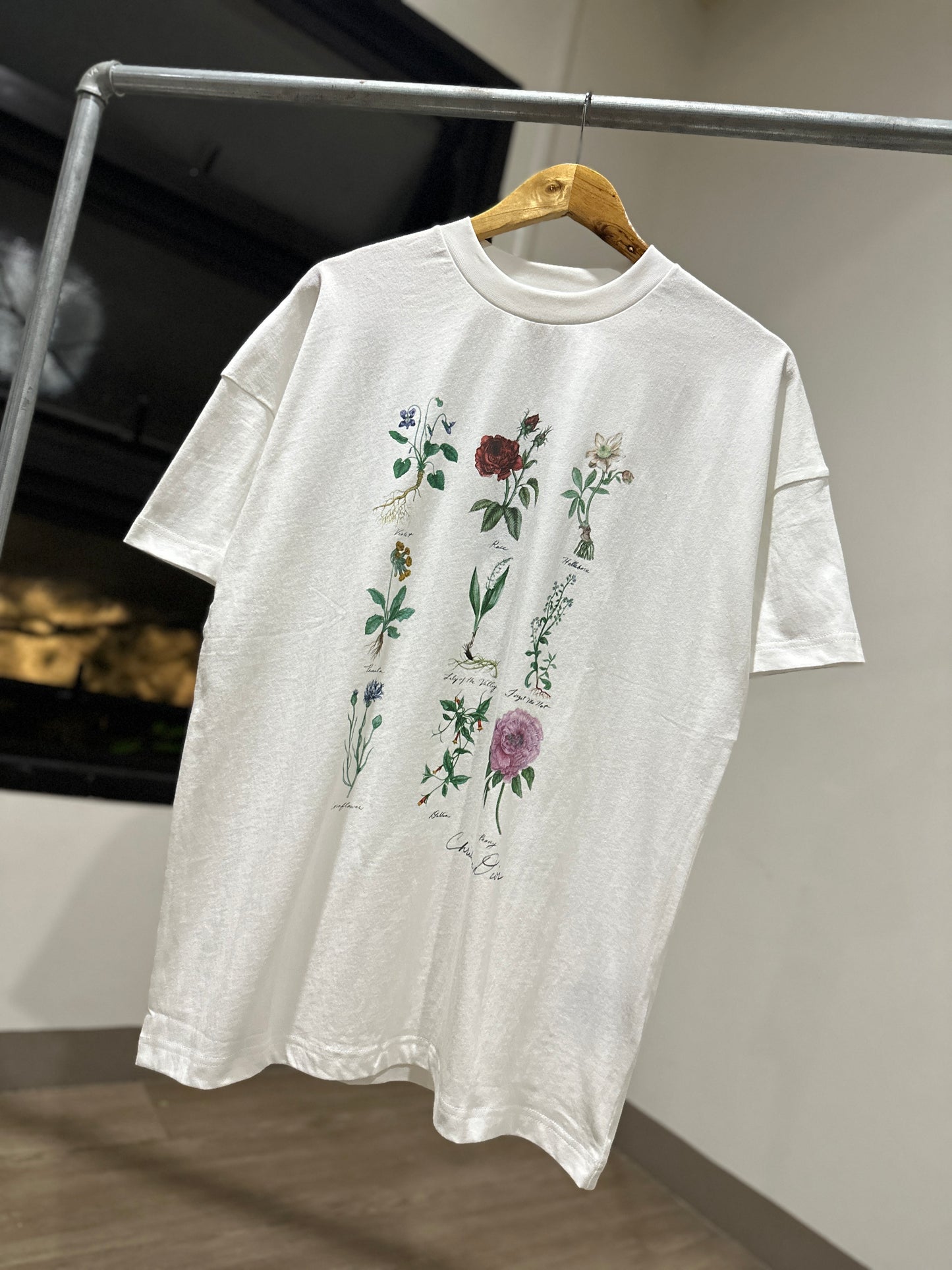 Dior White Slub Cotton Jersey T-Shirt
