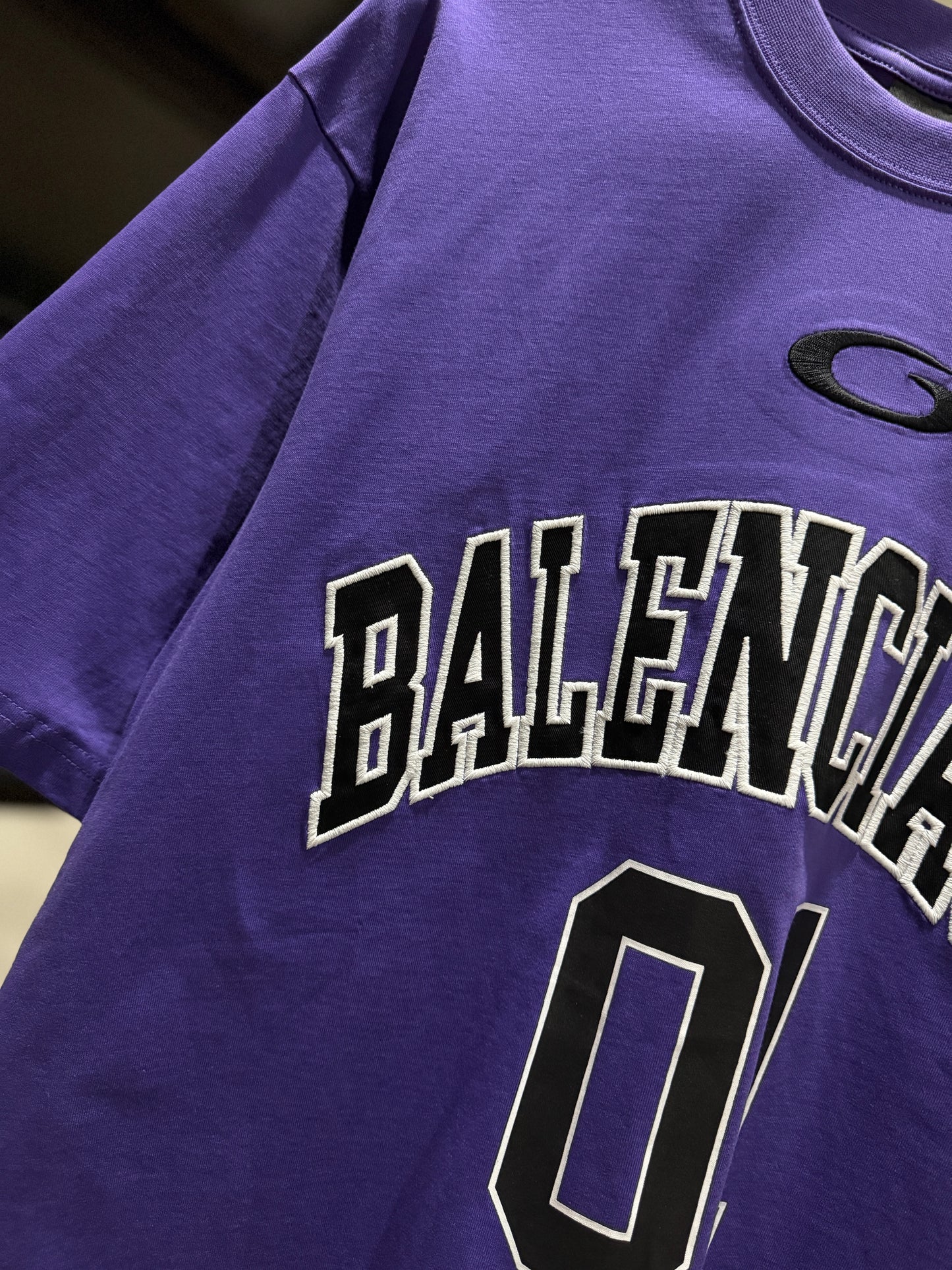 Balenciaga Basketball Series T-Shirt (Oversized/Purp)