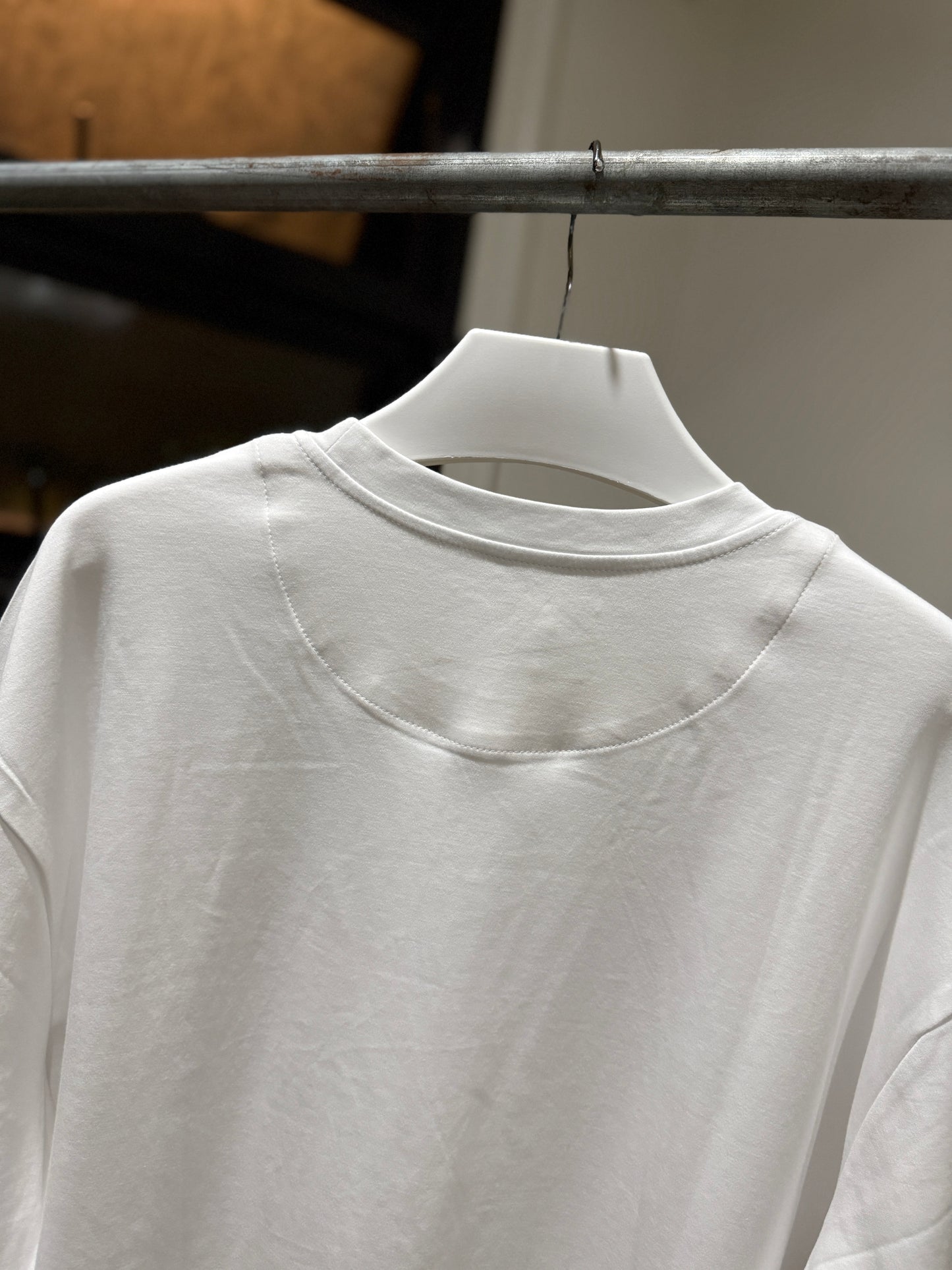 Prada Cotton T-Shirt (White/Oversized)