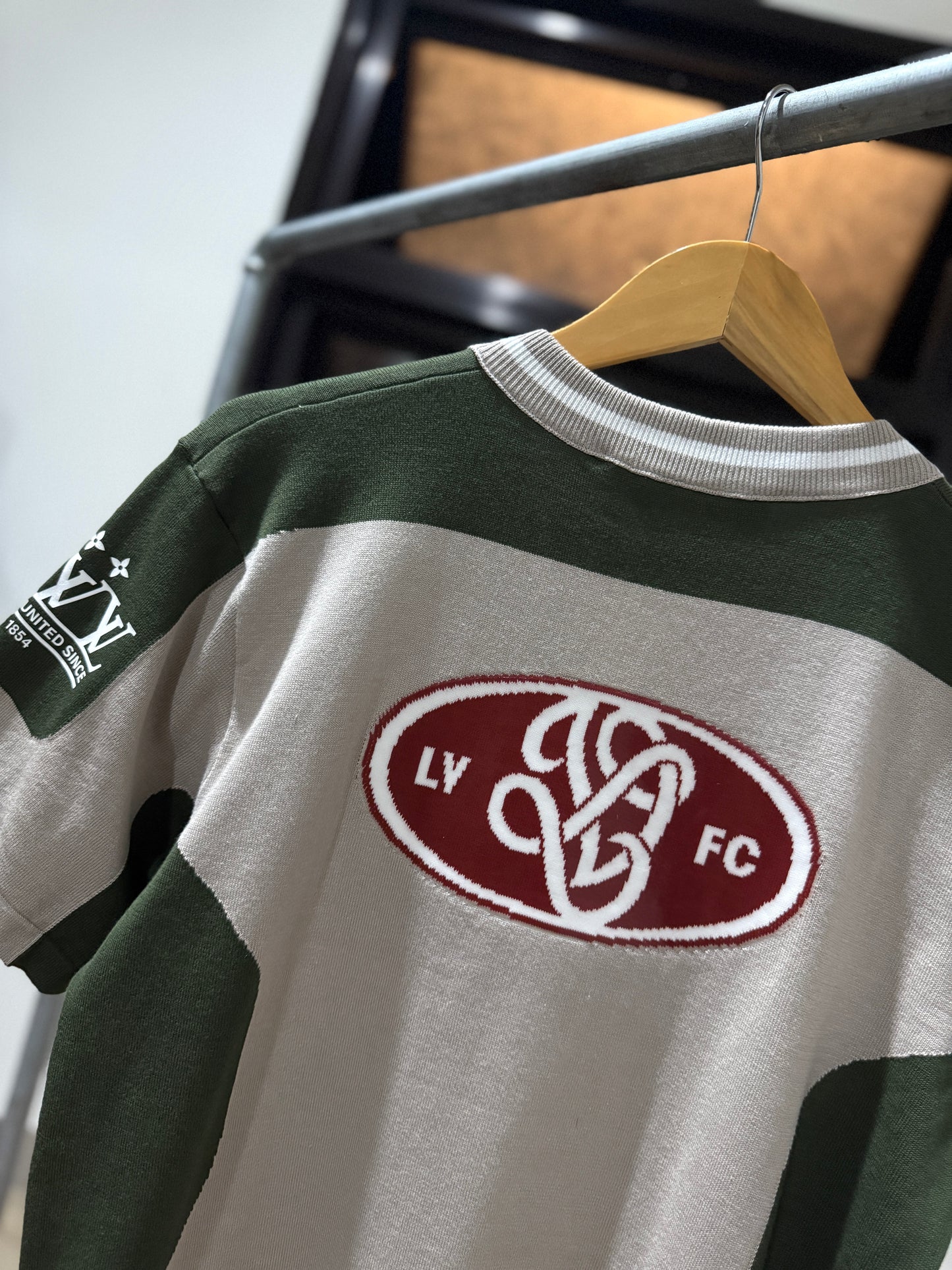 Louis Vuitton Intarsia Short-Sleeved V-Neck