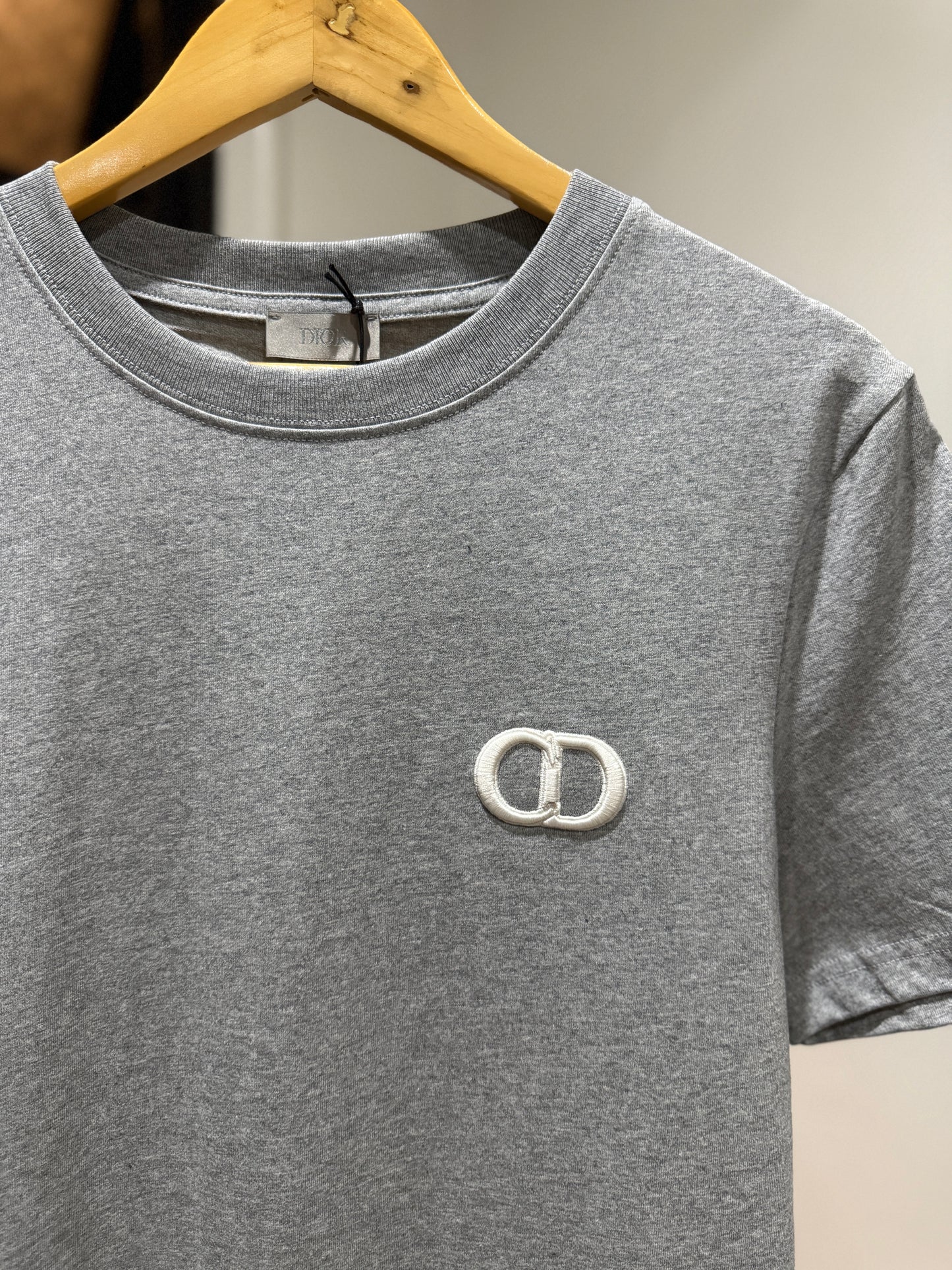 Dior CD Icon T-Shirt (Heather Gray)
