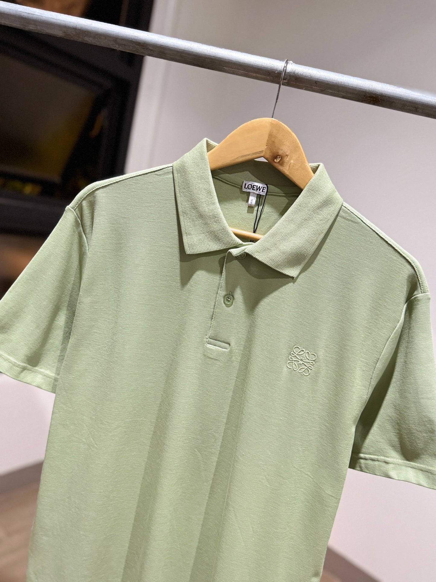 Loewe Anagram Polo Shirt (Green)