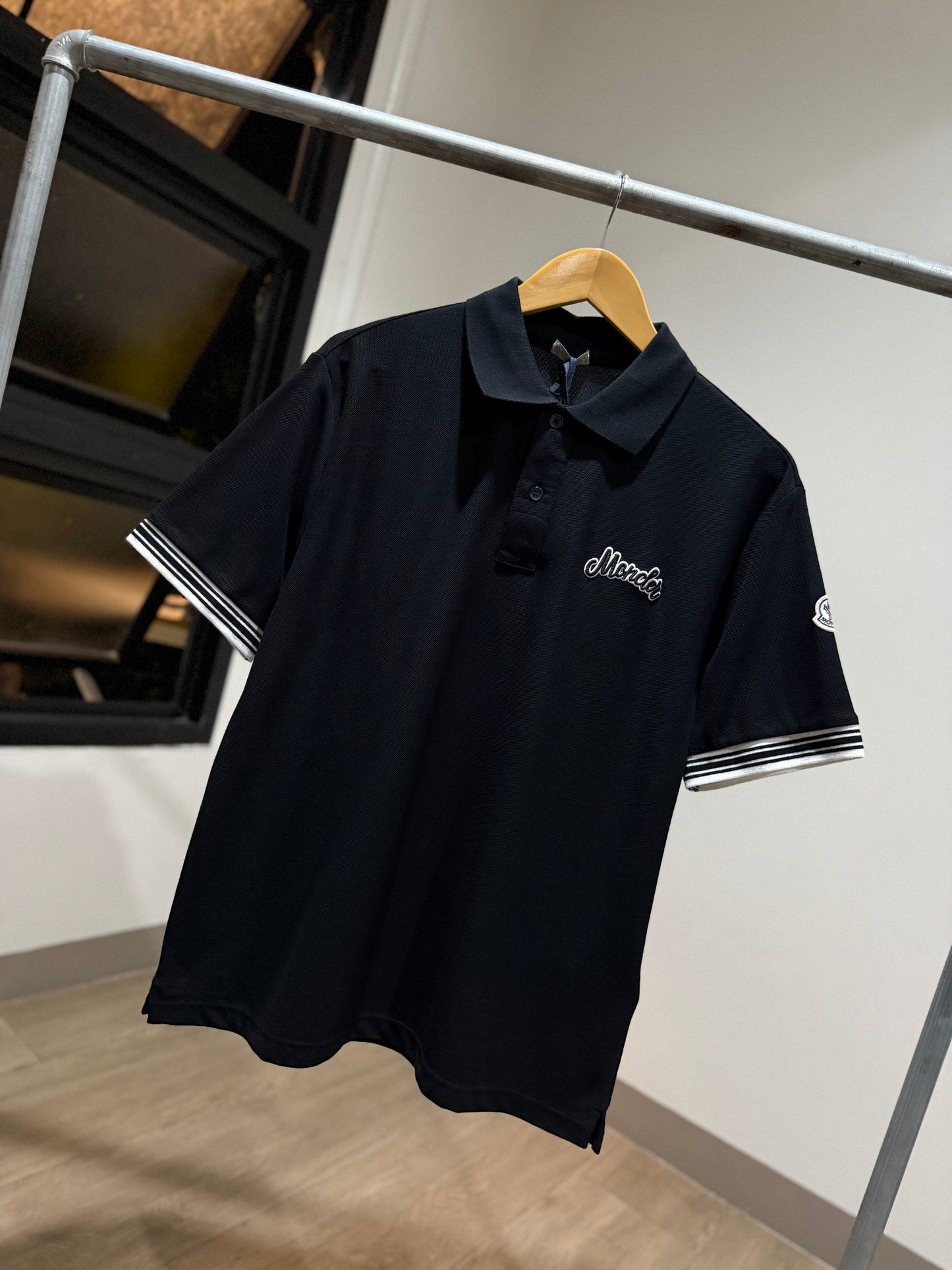 Moncler Embroidered Polo Shirt