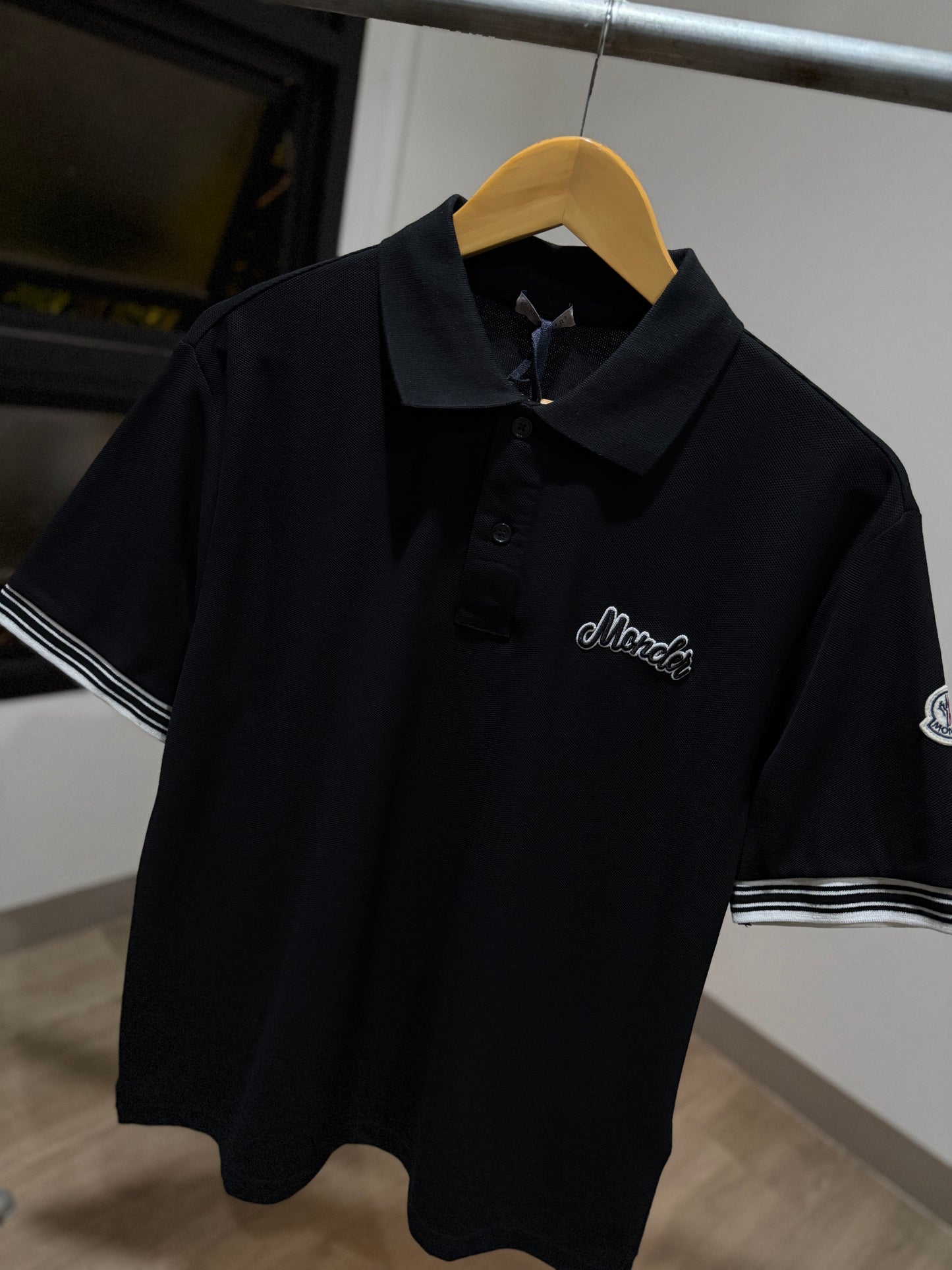 Moncler Embroidered Polo Shirt