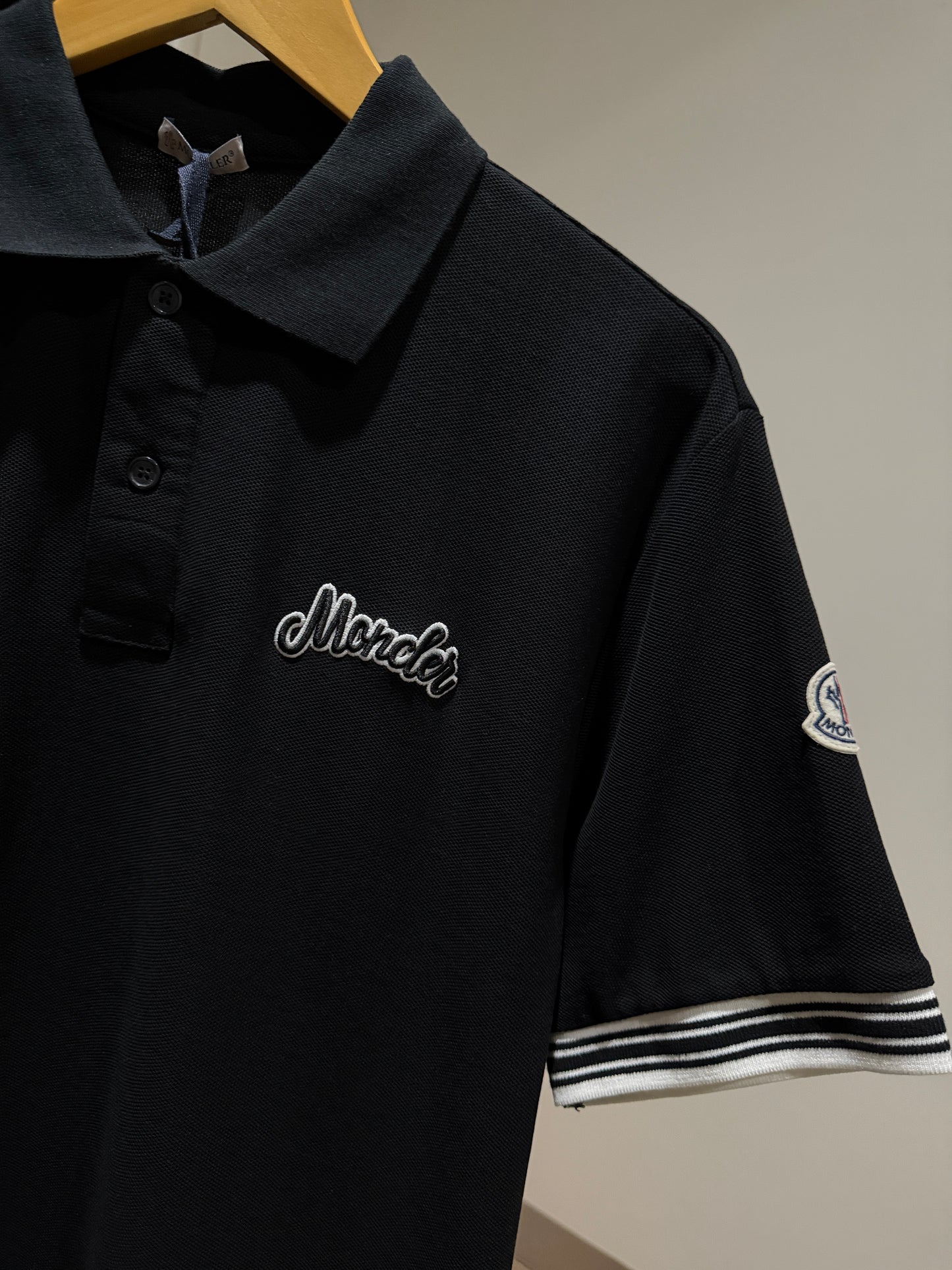 Moncler Embroidered Polo Shirt