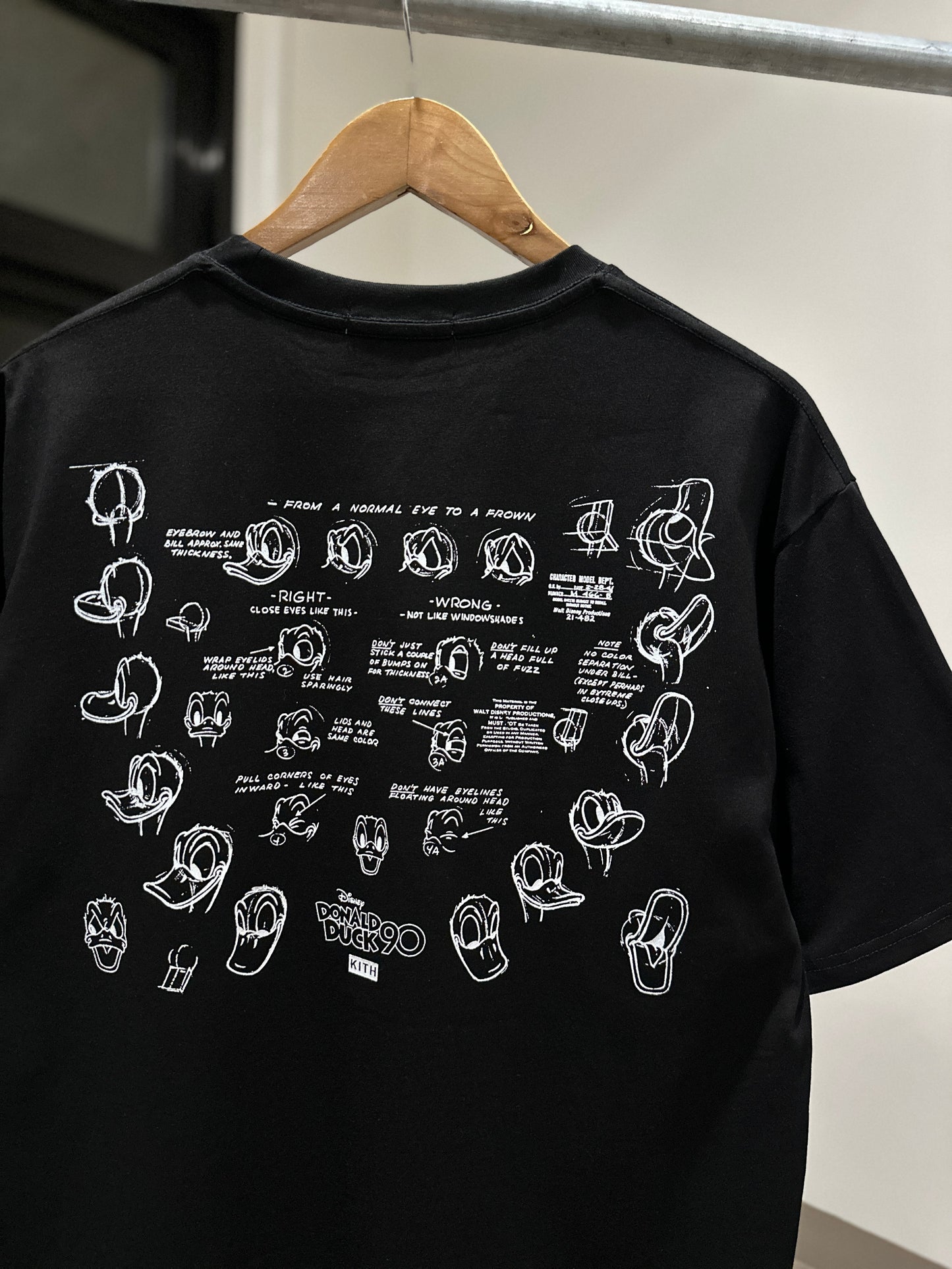 Kith Disney - Donald Duck Tee (Black)