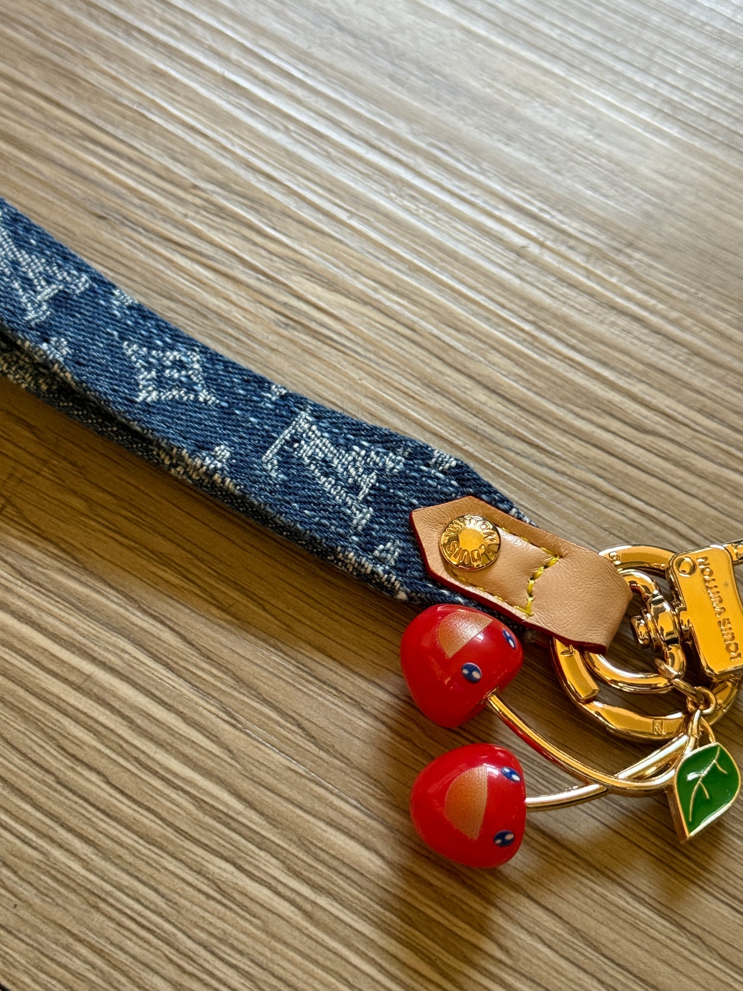 Louis V x TM Denim Cerise Dragonne