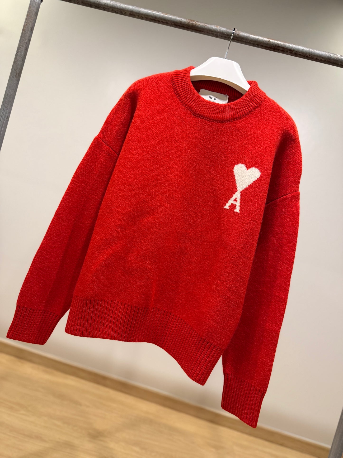 AMI de Coeur Crewneck Sweater (Red)