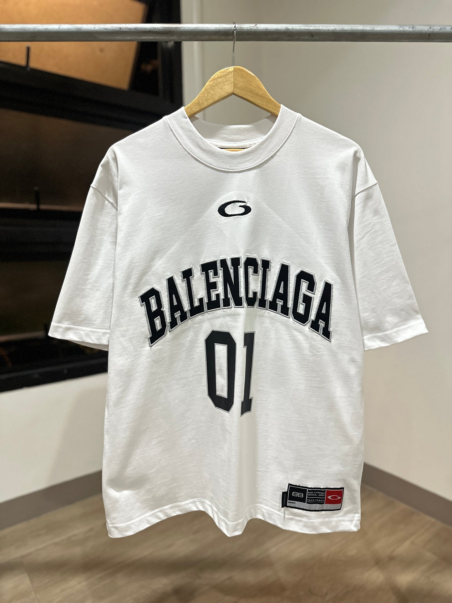 Balenciaga Basketball Series T-Shirt (Oversized/White)