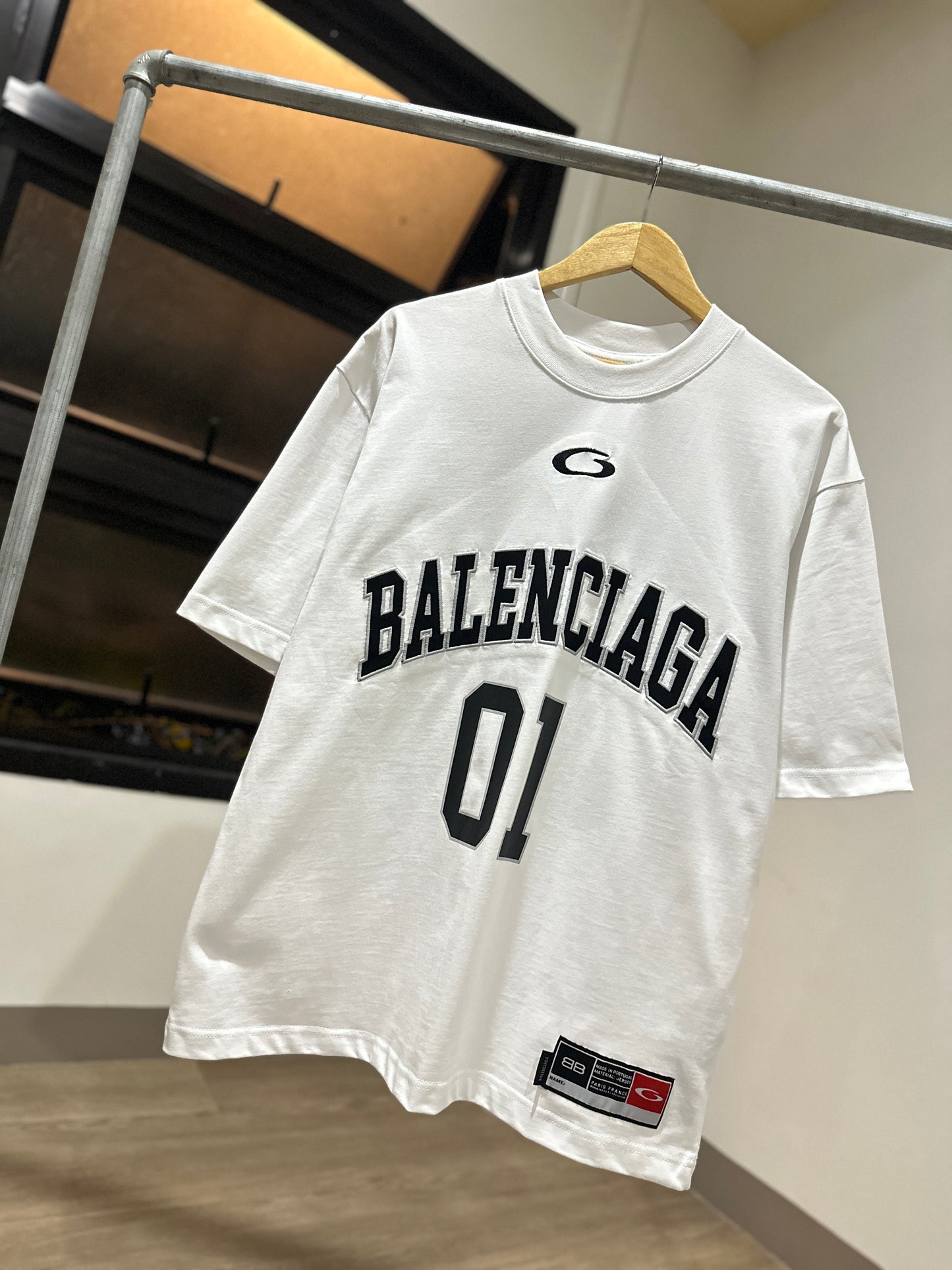 Balenciaga Basketball Series T-Shirt (Oversized/White)