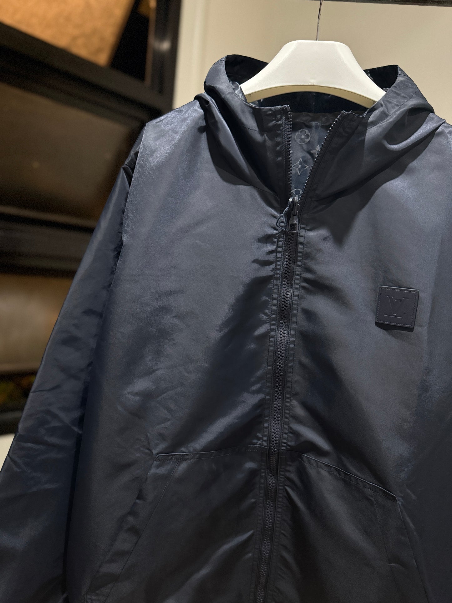 Louis Vuitton Monogram Reversible Windbreaker (Blue)