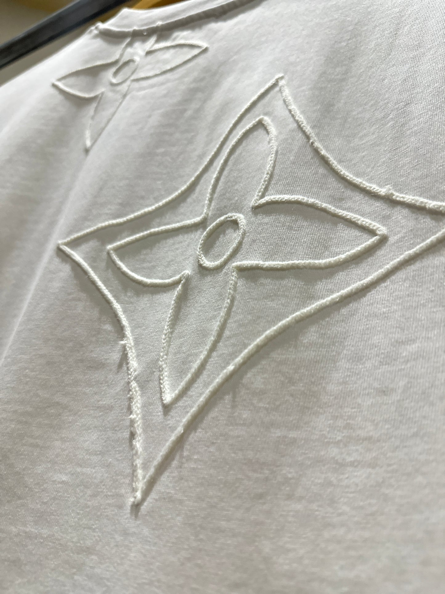 Louis Vuitton Monogram Embroidered Cotton T-Shirt