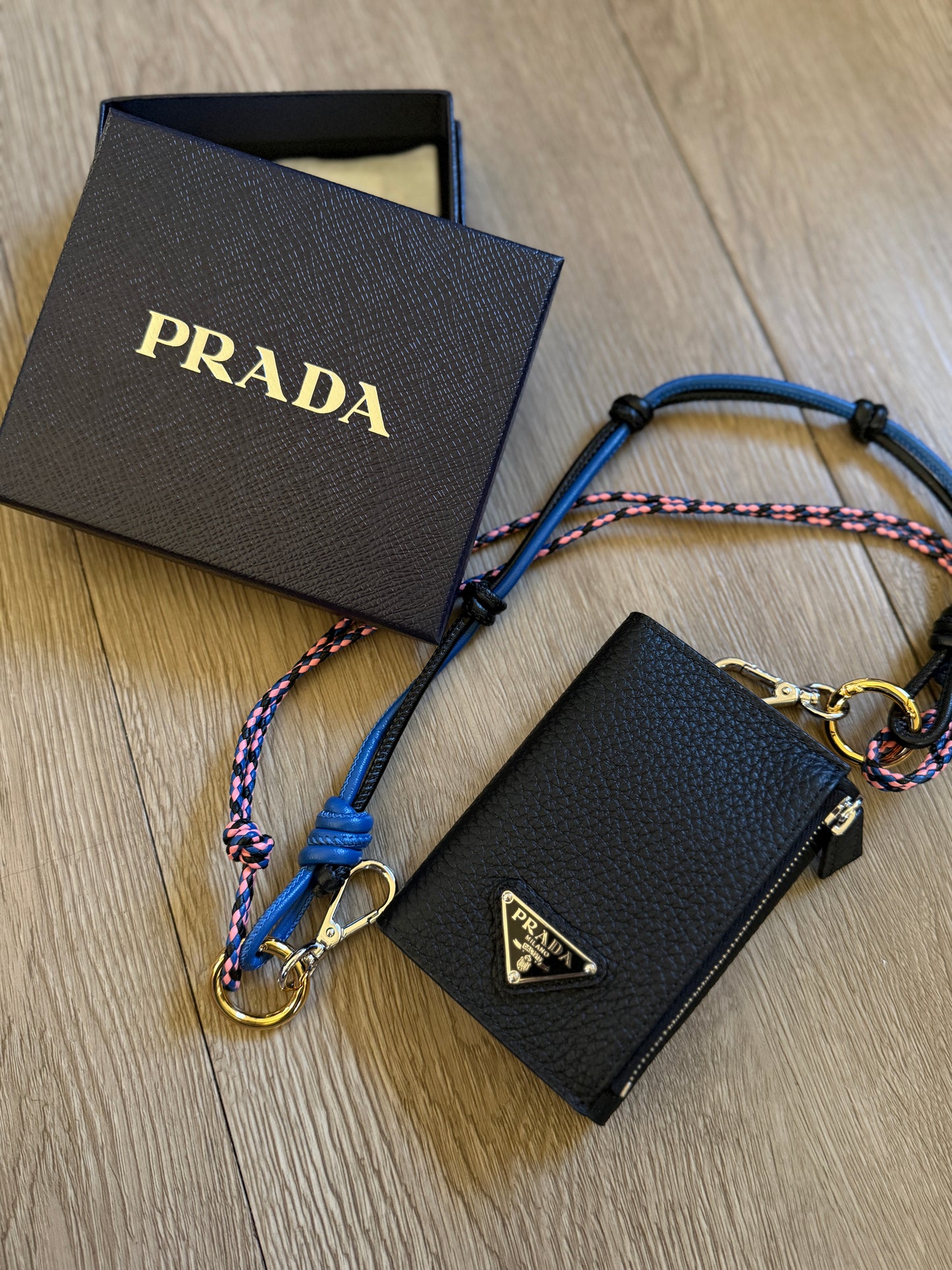 Prada Leather Card Holder